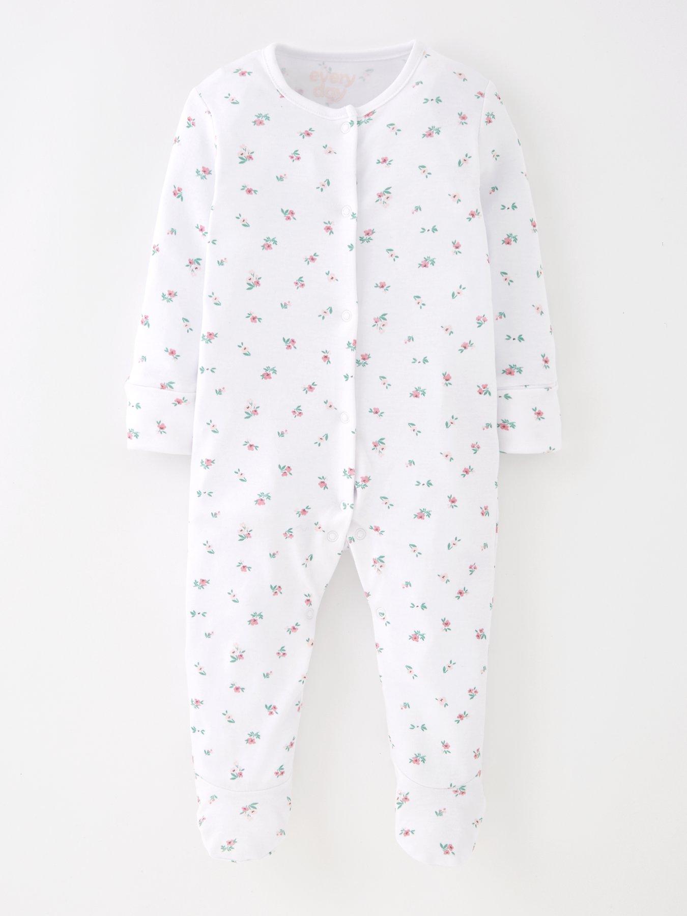 everyday-baby-girlsnbsp3-pack-sleepsuits-pinkback