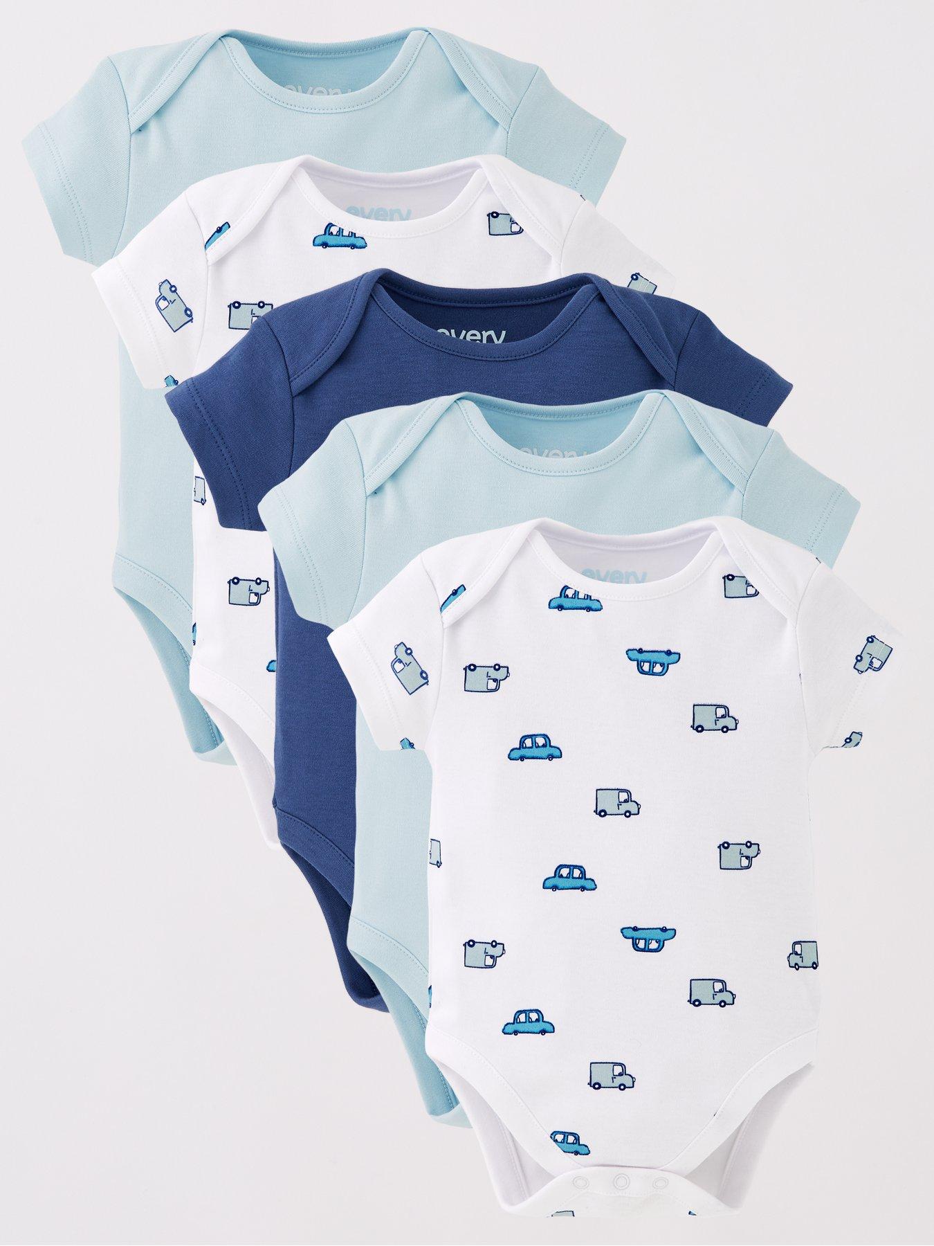 the-very-collection-baby-boysnbsp5-packnbspbodysuits-blue