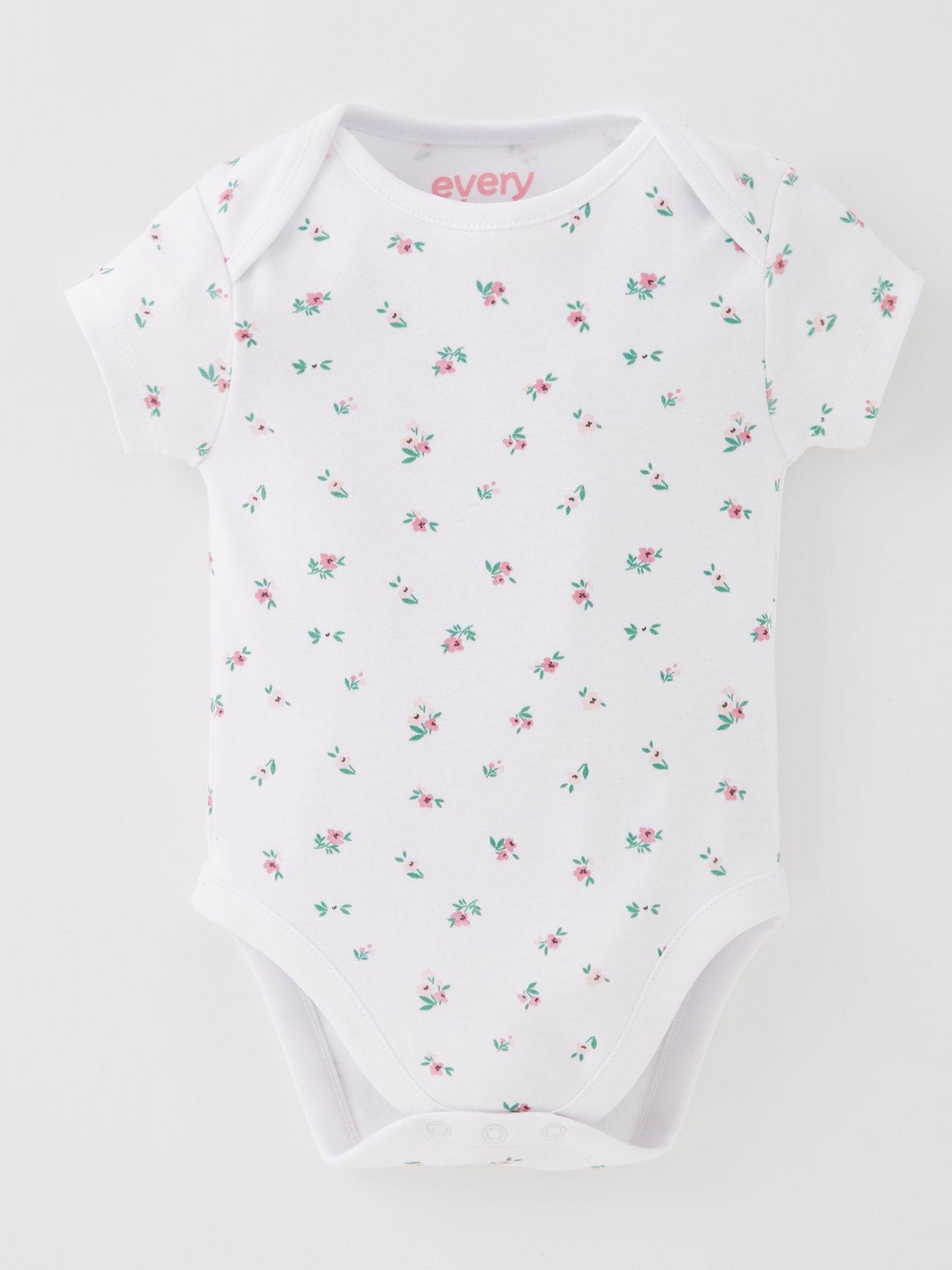 everyday-baby-girlsnbsp5-packnbspbodysuits-pinkback