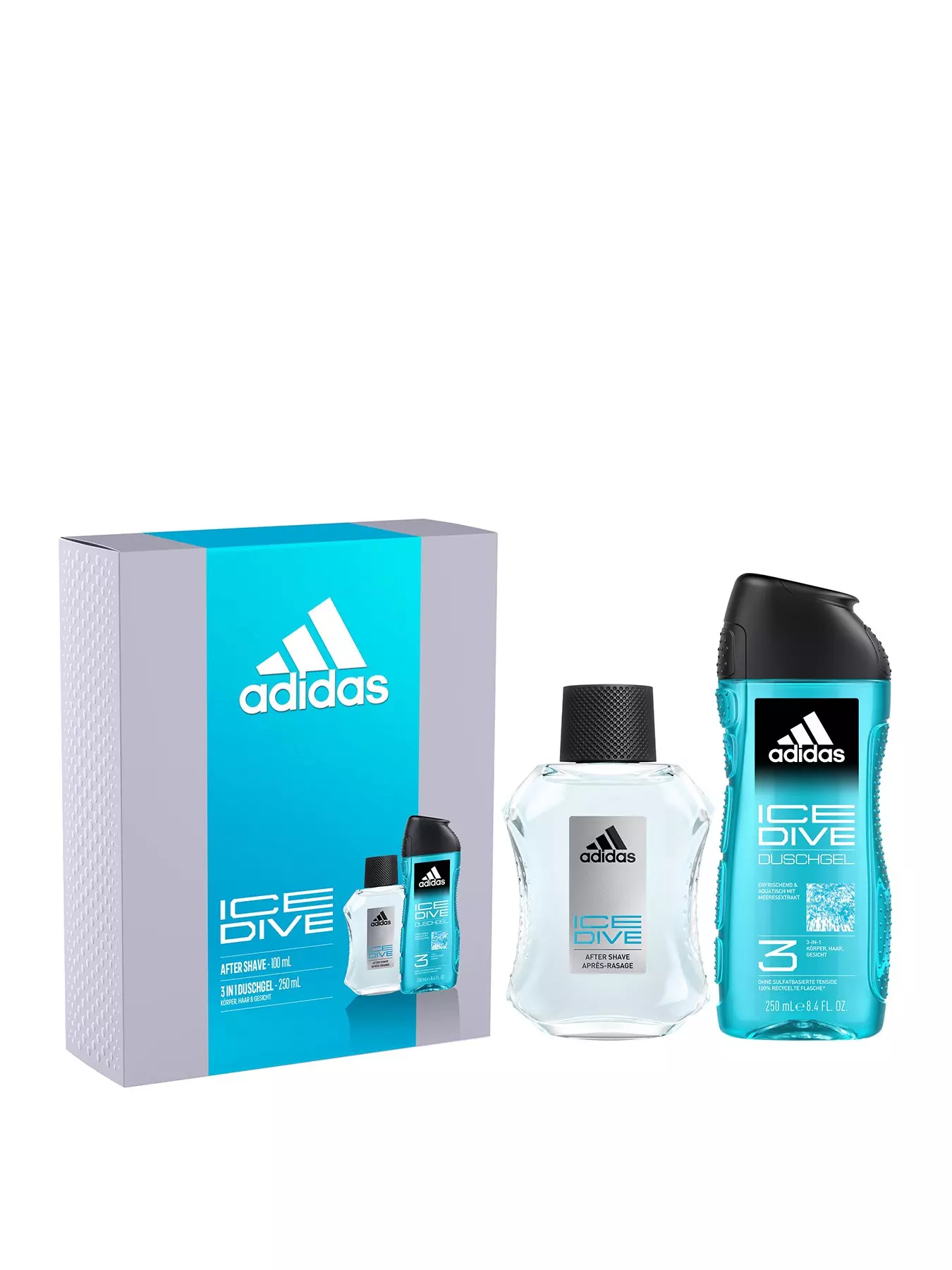 Drank Dusver Motiveren adidas Ice Dive 100ml Eau De Toilette & 250ml Shower Gel Gift Set | Very  Ireland