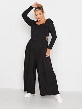 yours-yours-culotte-dungaree-black