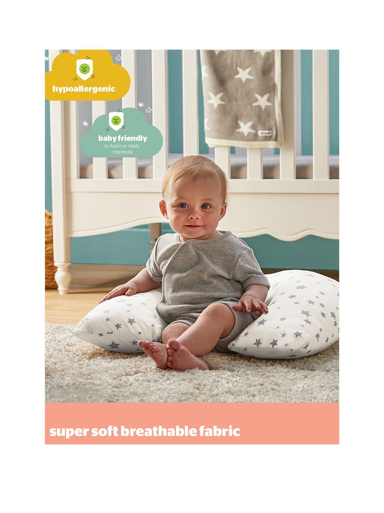 Image 3 of 7 of Silentnight Safe Nights Grow with Me 4-in-1 Pillow with Spare Pillowcase - Grey Star