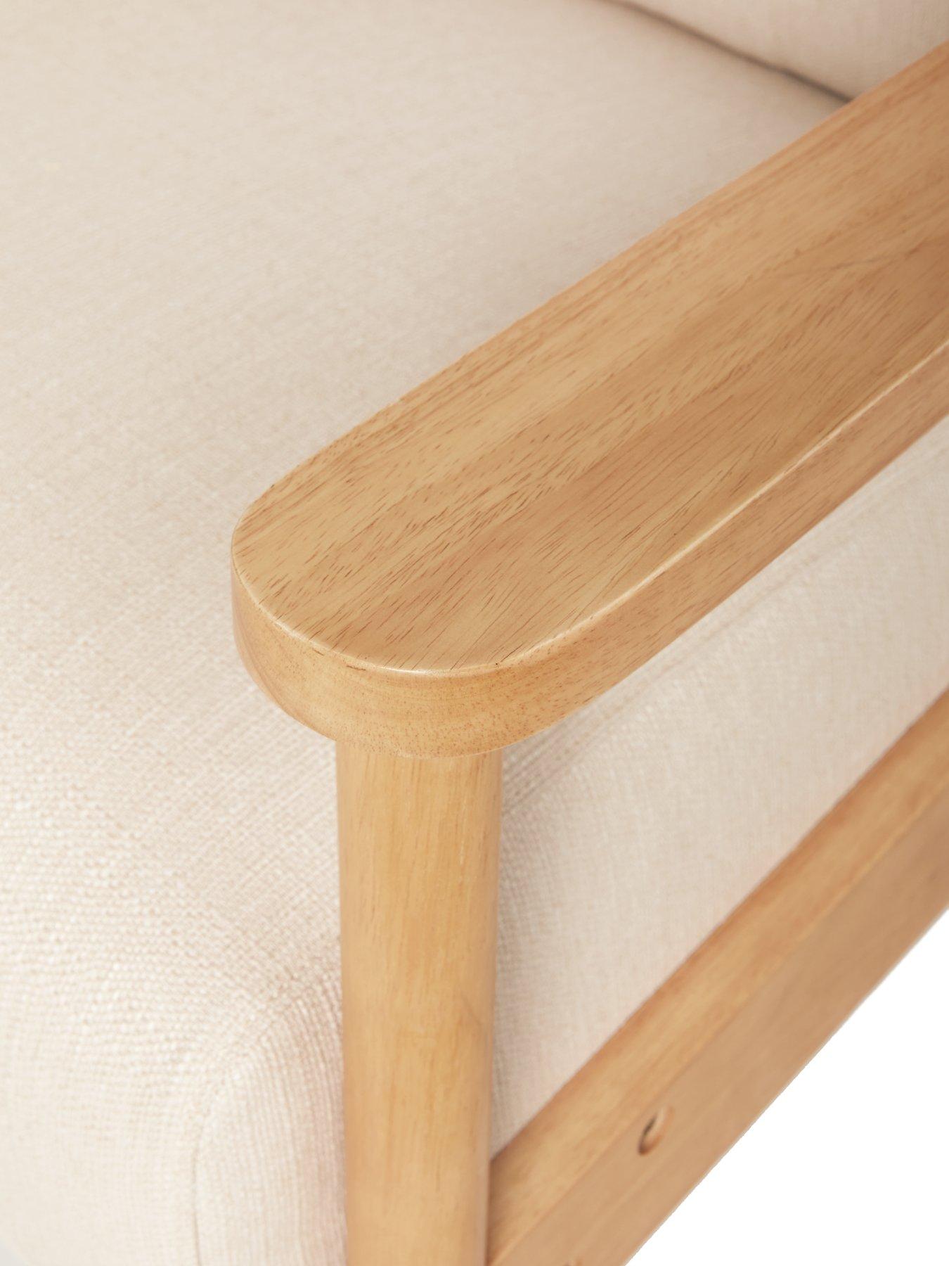 Image 4 of 7 of The Very Collection Ethan Accent Armchair - Natural&nbsp;- FSC&reg; Certified