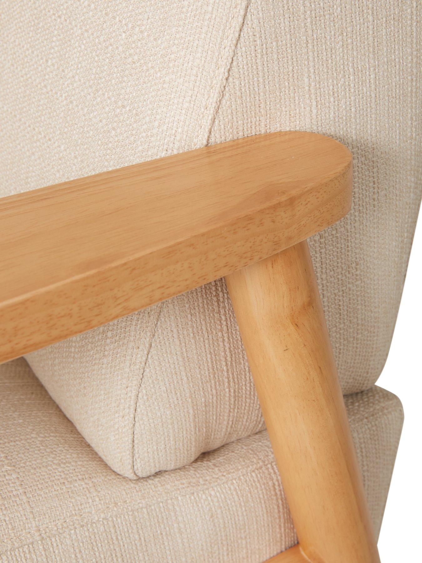 Image 5 of 7 of The Very Collection Ethan Accent Armchair - Natural&nbsp;- FSC&reg; Certified