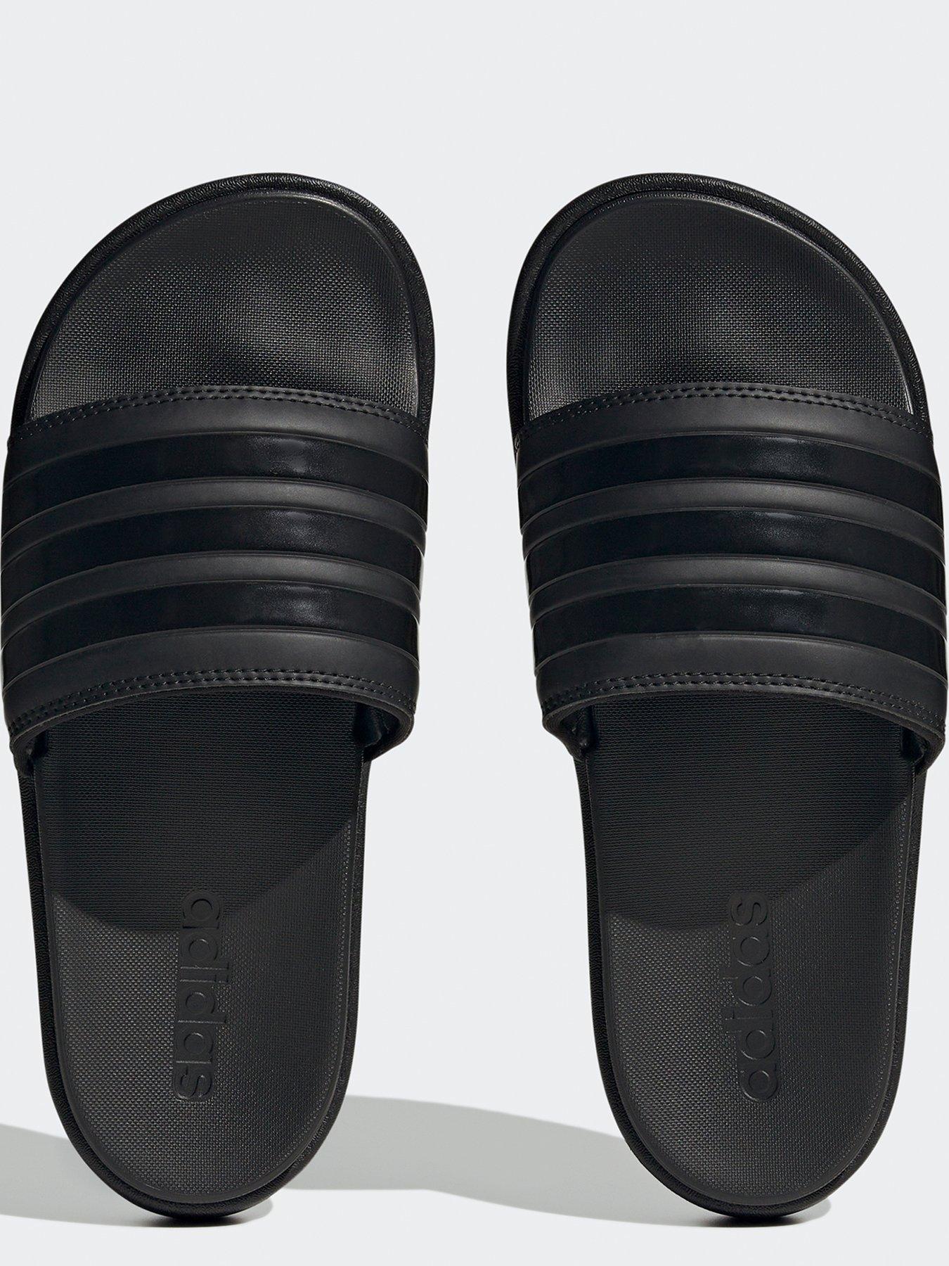 adidas-sportswear-womens-adilette-platform-sliders-blackoutfit