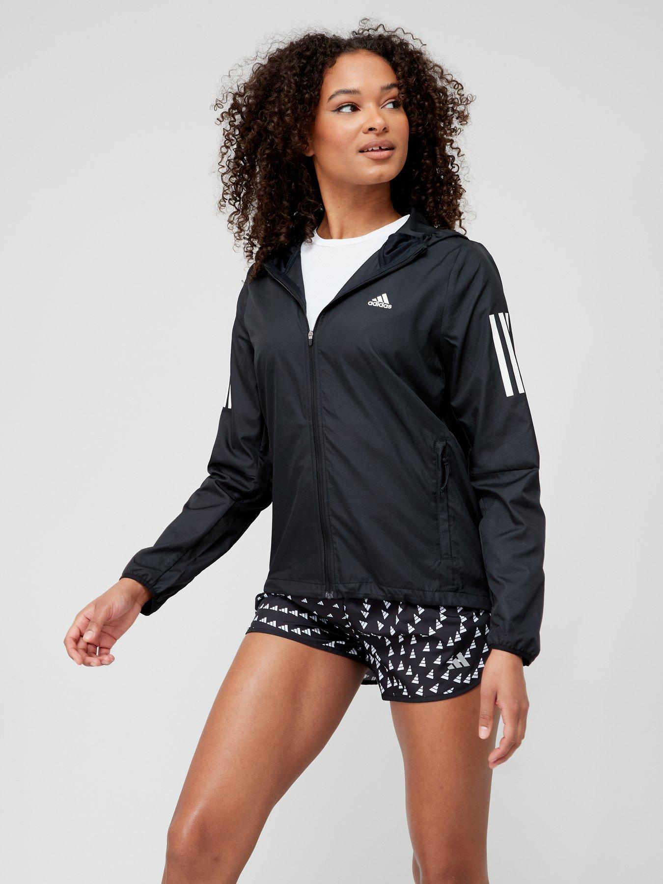 Adidas women's hot sale running jacket