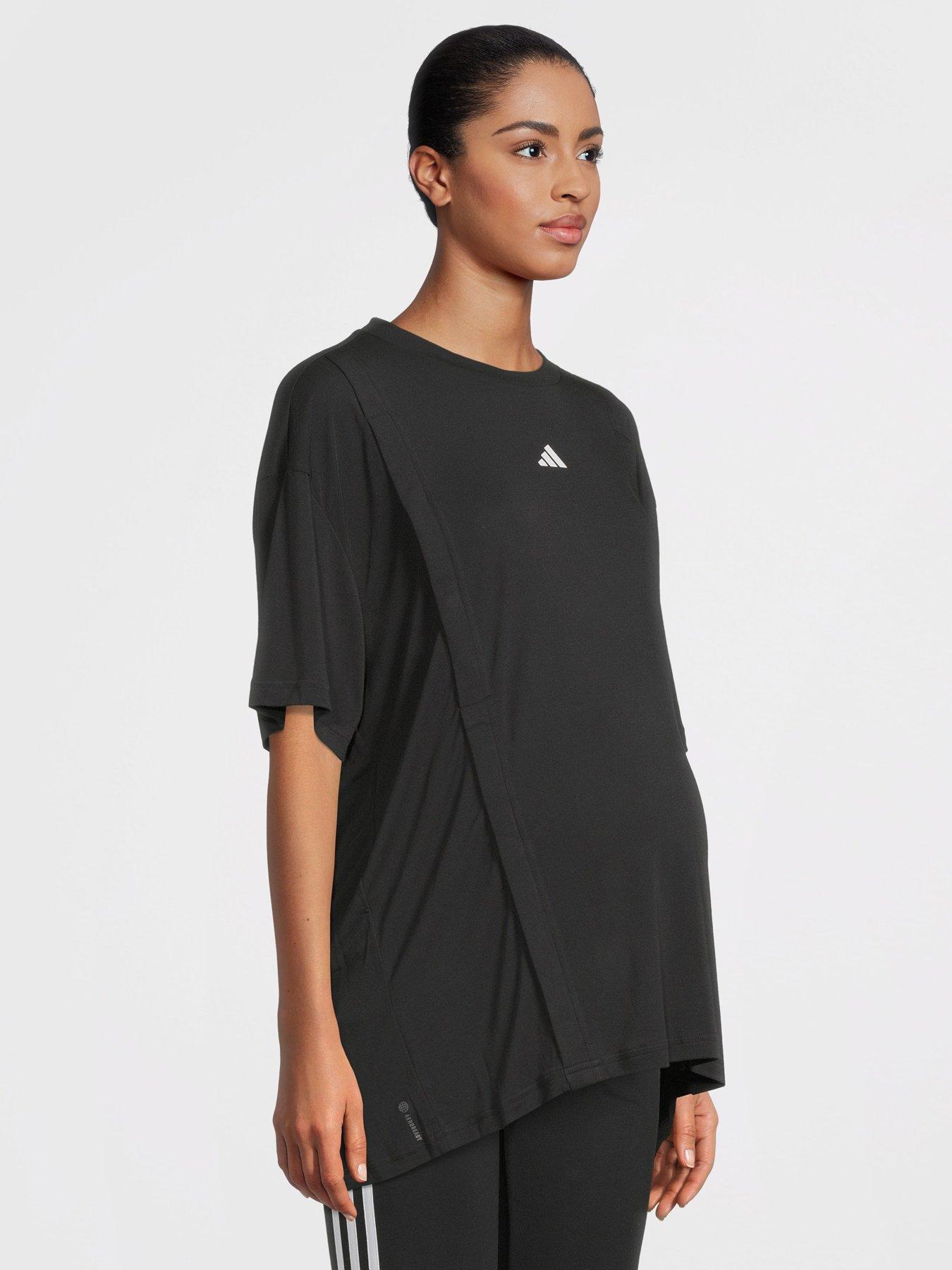 Voorzichtig gehandicapt Prijs adidas Performance Aeroready Train Essentials Nursing T-shirt (maternity) -  Black/White | Very Ireland