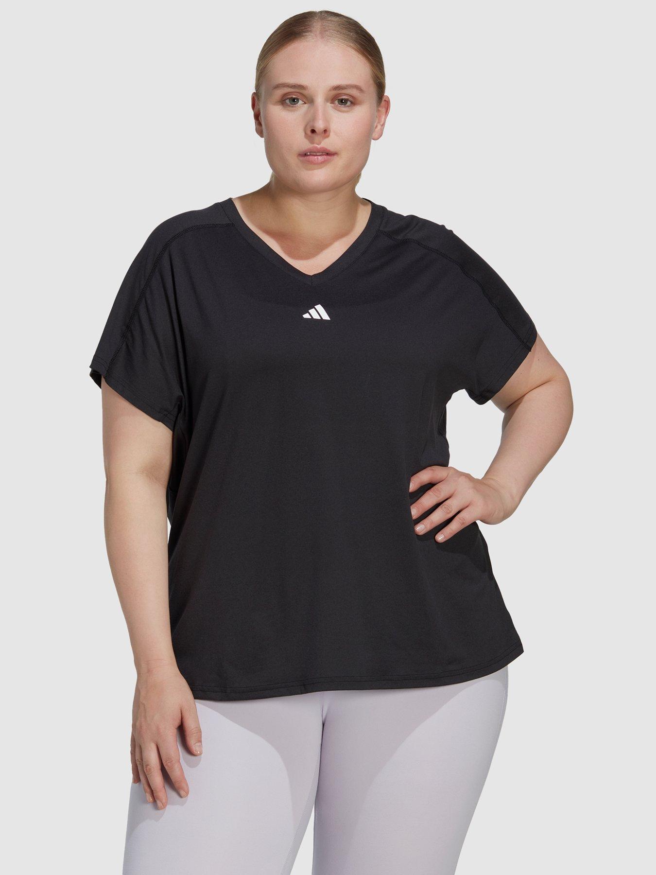 adidas-womens-training-essentials-t-shirt-plus-size-blackfront