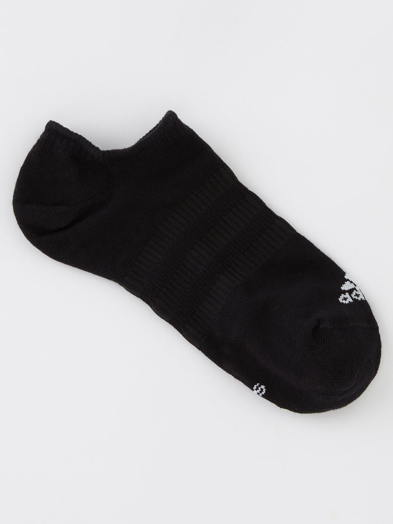 adidas-3-pack-no-show-socks-greystillFront