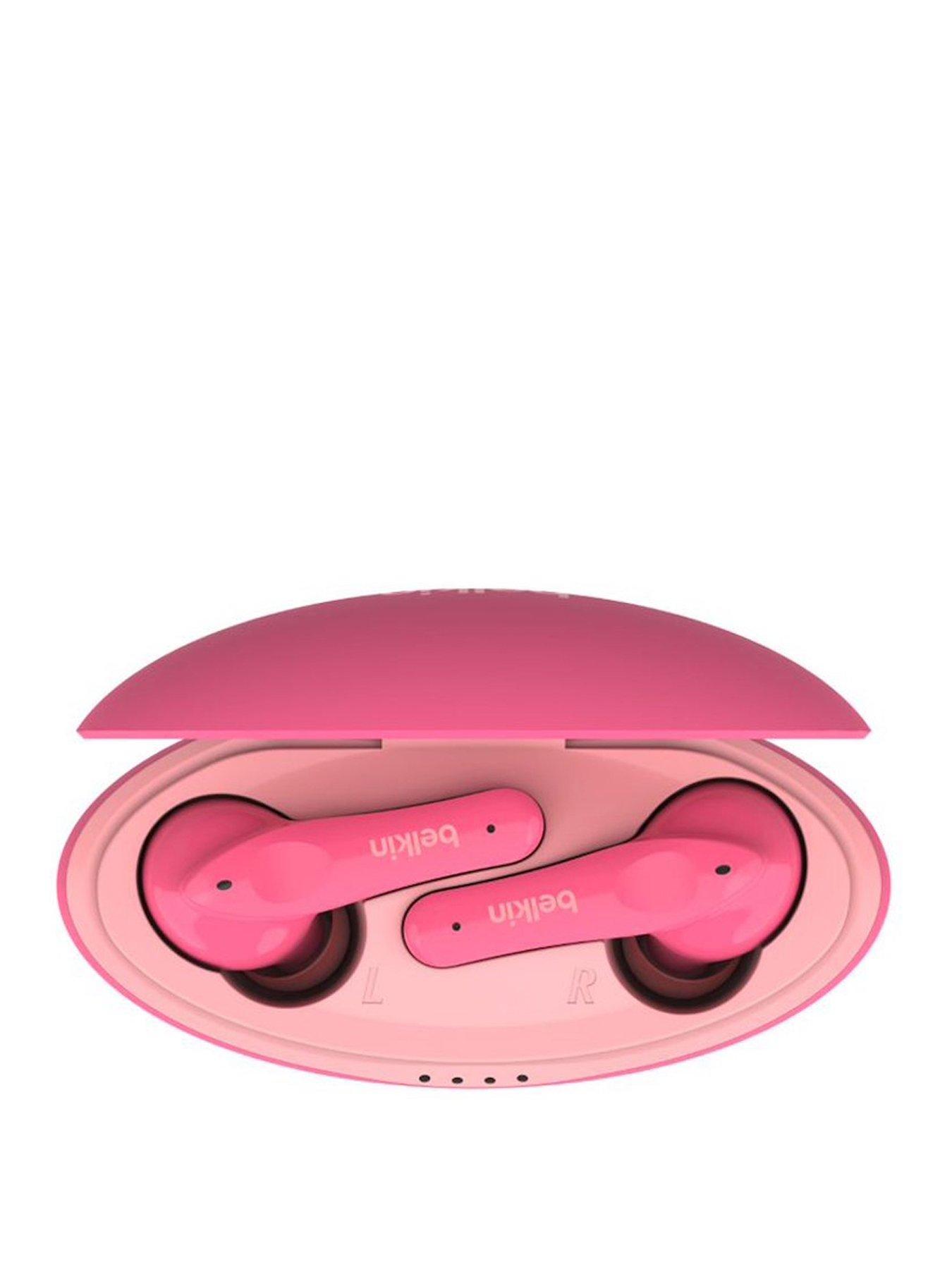 Belkin Soundform NANO TRUE WIRELESS EARBUDS For Kids Pink Very