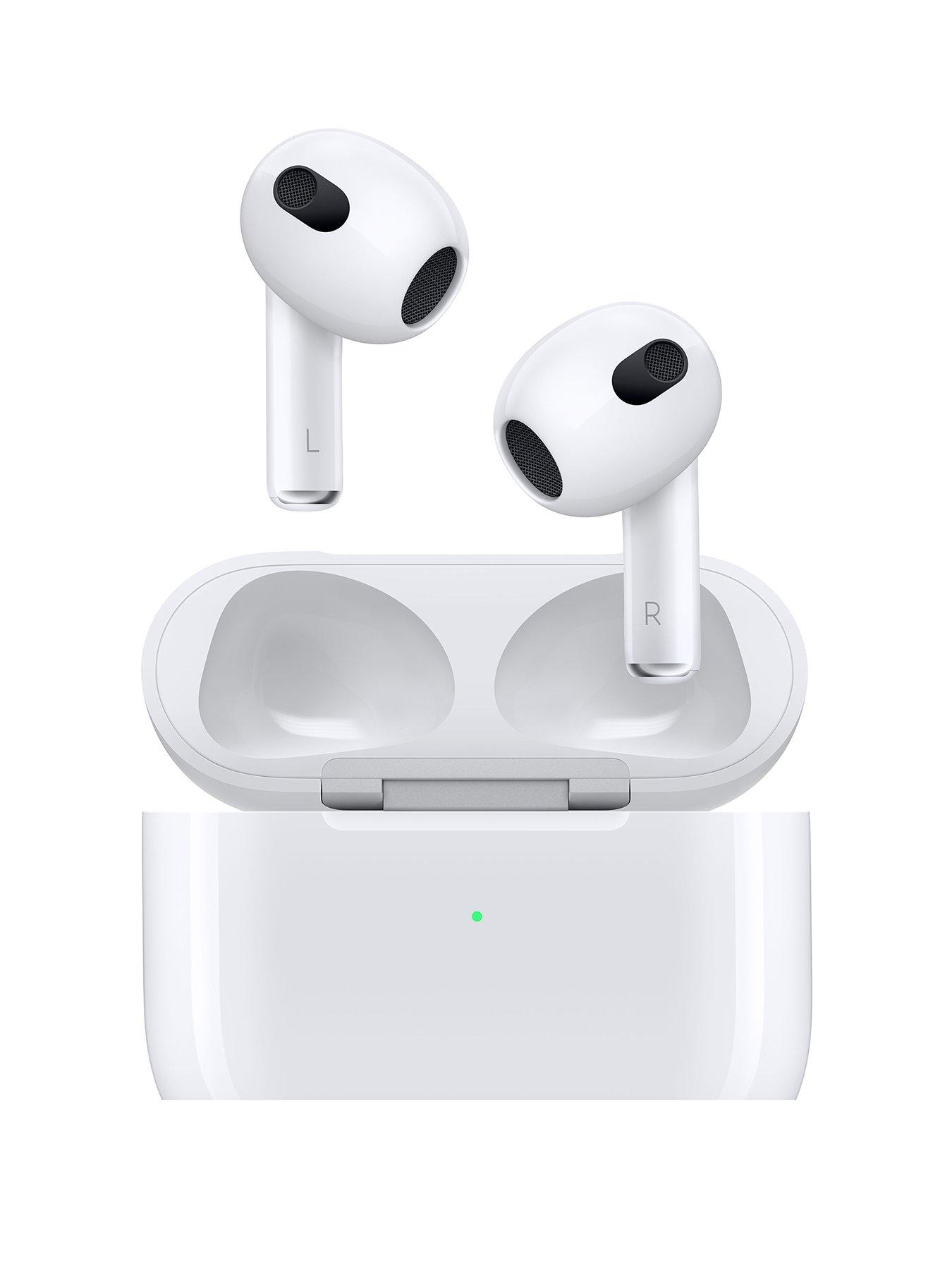 Image 1 of 7 of Apple AirPods (3rd Gen,&nbsp;2021) with Lightning Charging Case