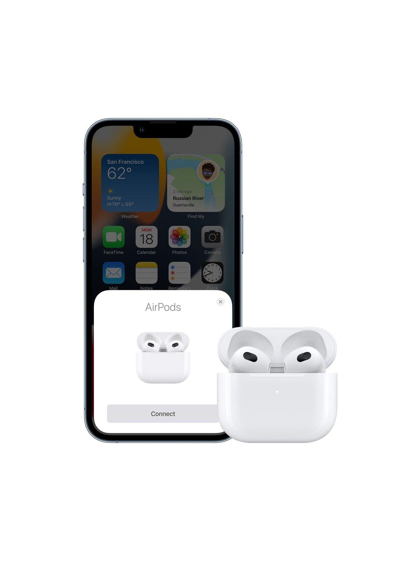 Image 6 of 7 of Apple AirPods (3rd Gen,&nbsp;2021) with Lightning Charging Case