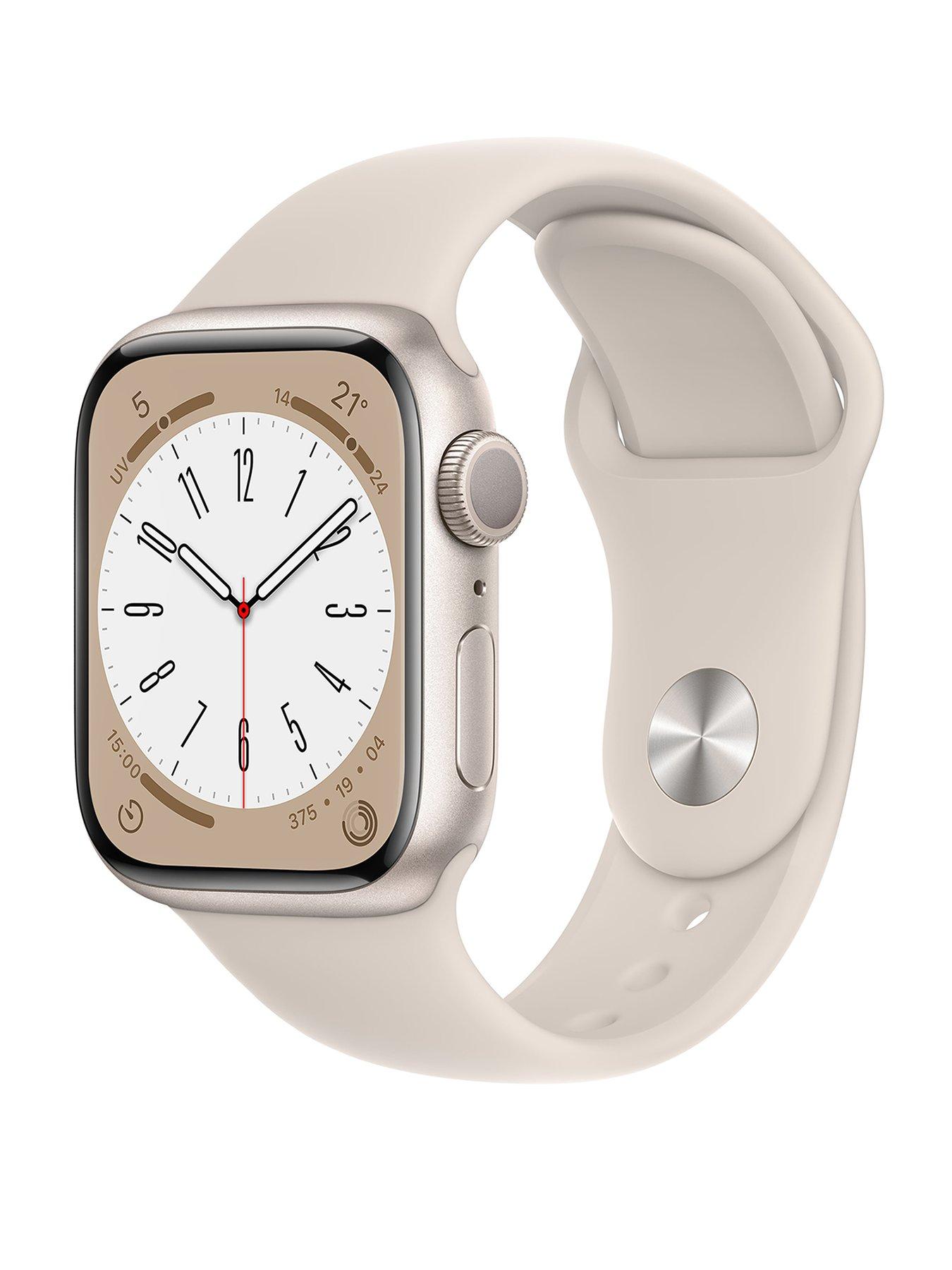 apple-watch-series-8-gps-41mm-starlight-aluminium-case-with-starlight-sport-bandfront