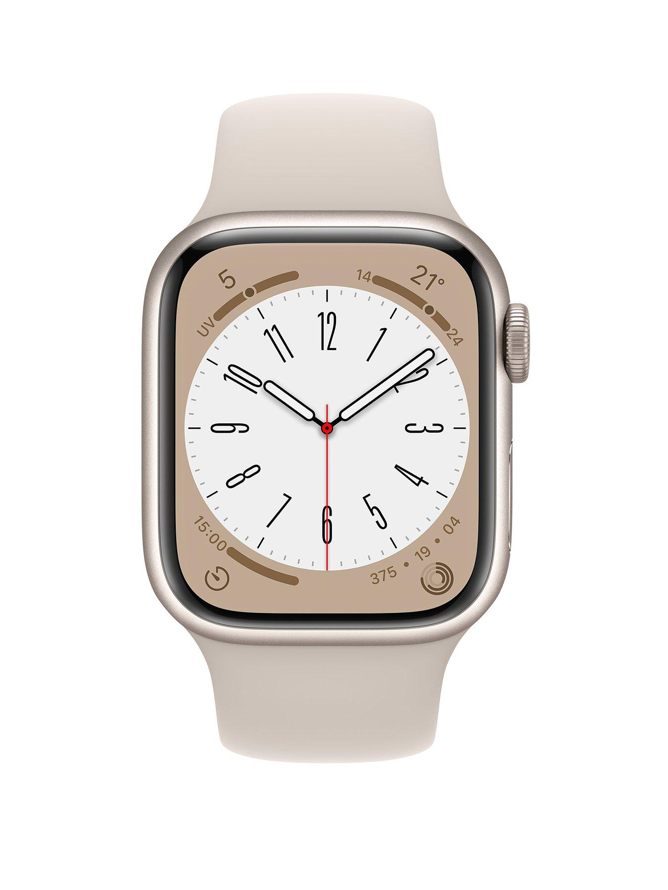 apple-watch-series-8-gps-41mm-starlight-aluminium-case-with-starlight-sport-bandstillFront