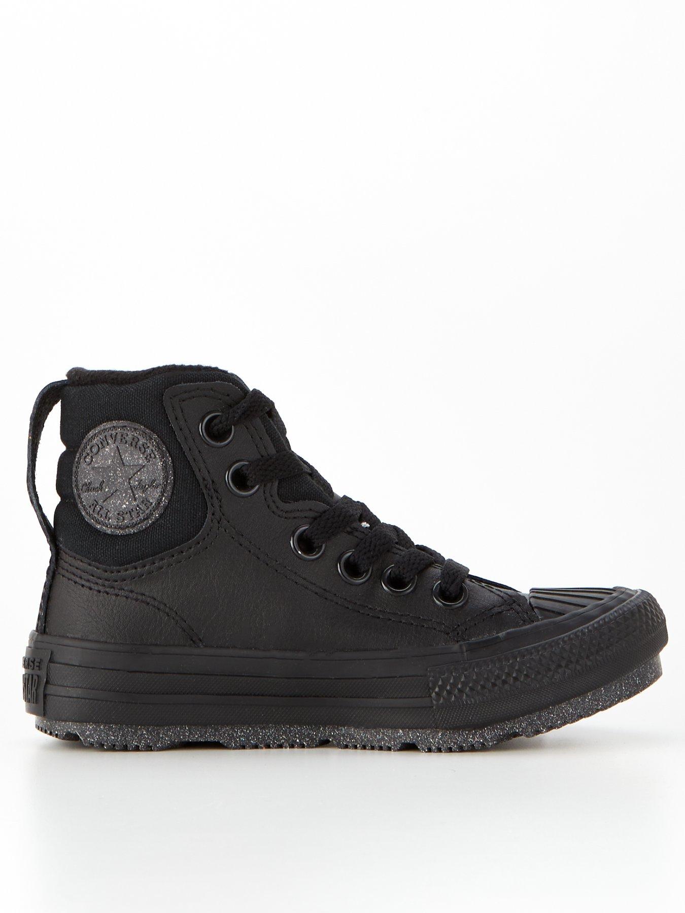 Black leather converse ireland new arrivals