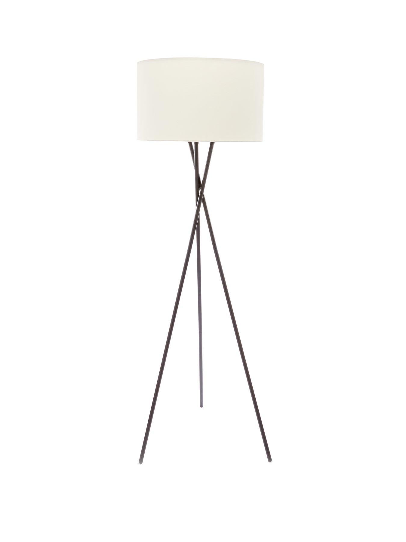 Very Home Sherlock Floor Lamp - Cream and Black