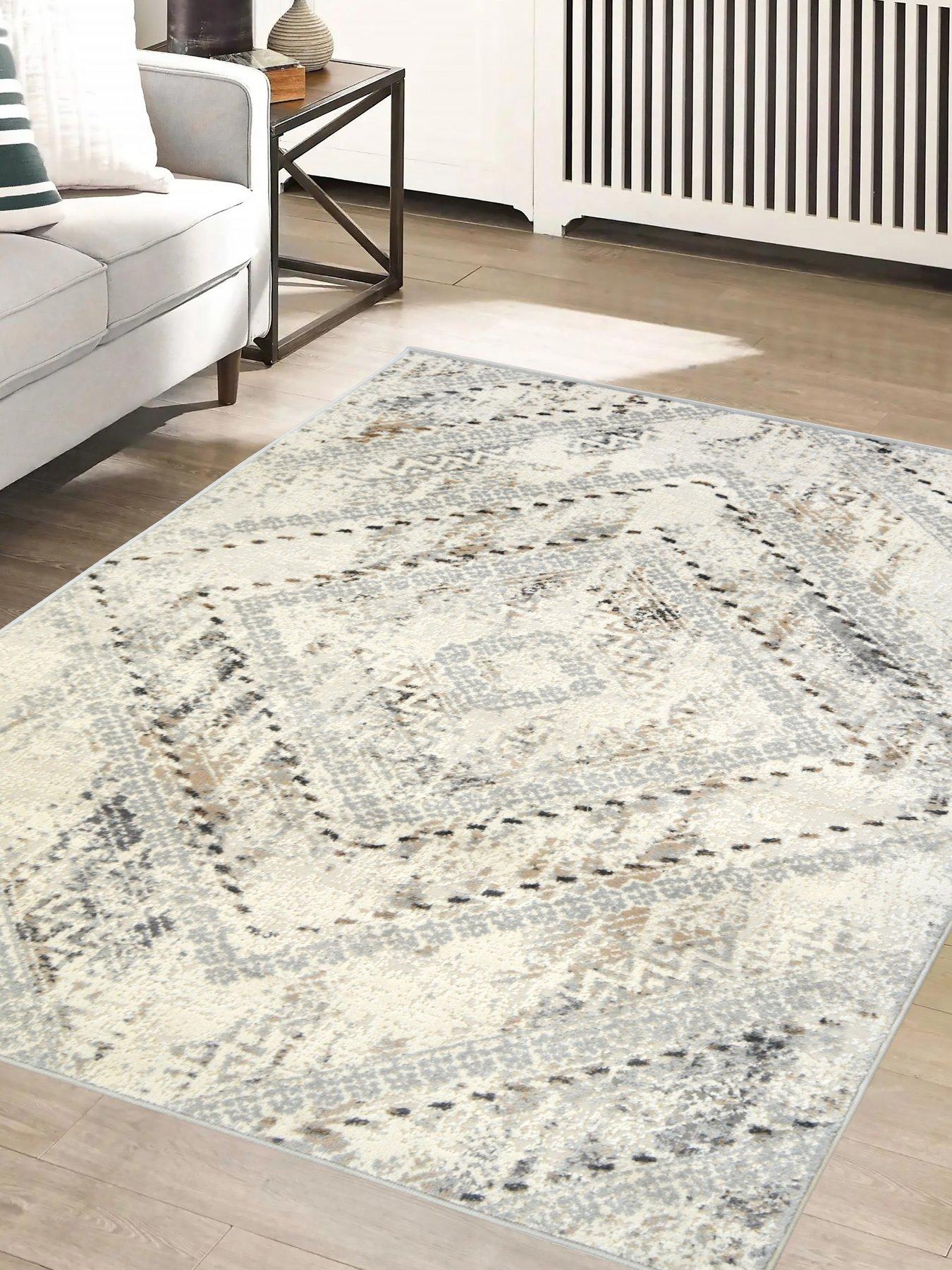 very-home-abstract-diamonds-rug-cream