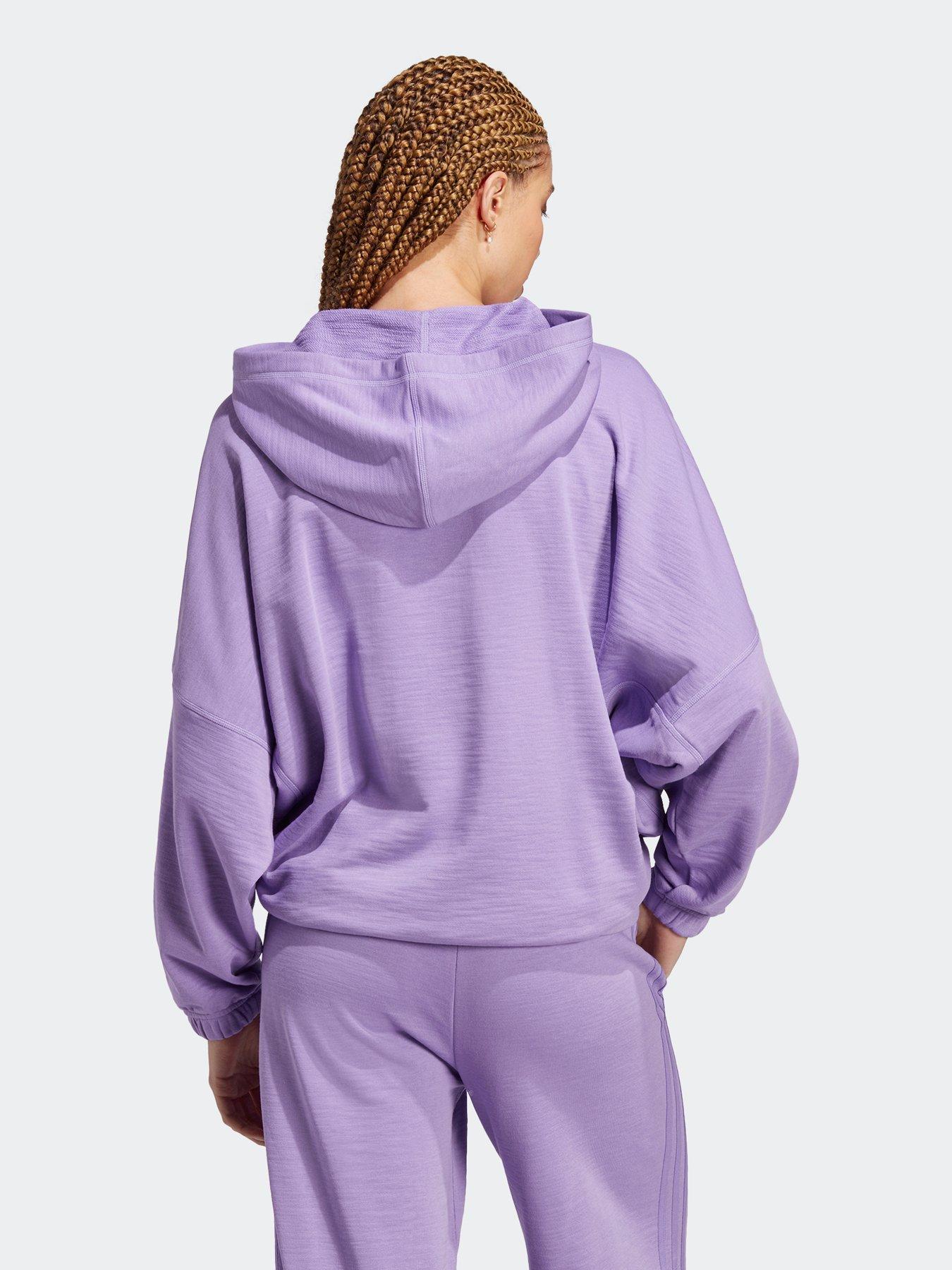 Originals cropped shop hoodie purple glow