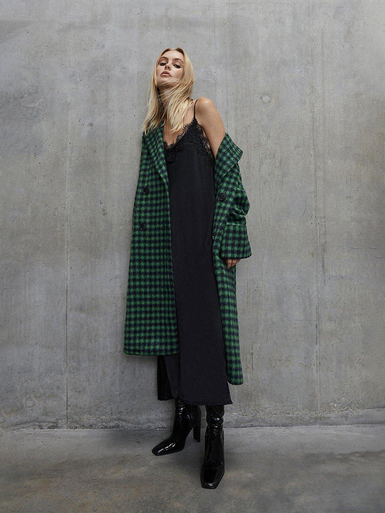 Warehouse hot sale check coat