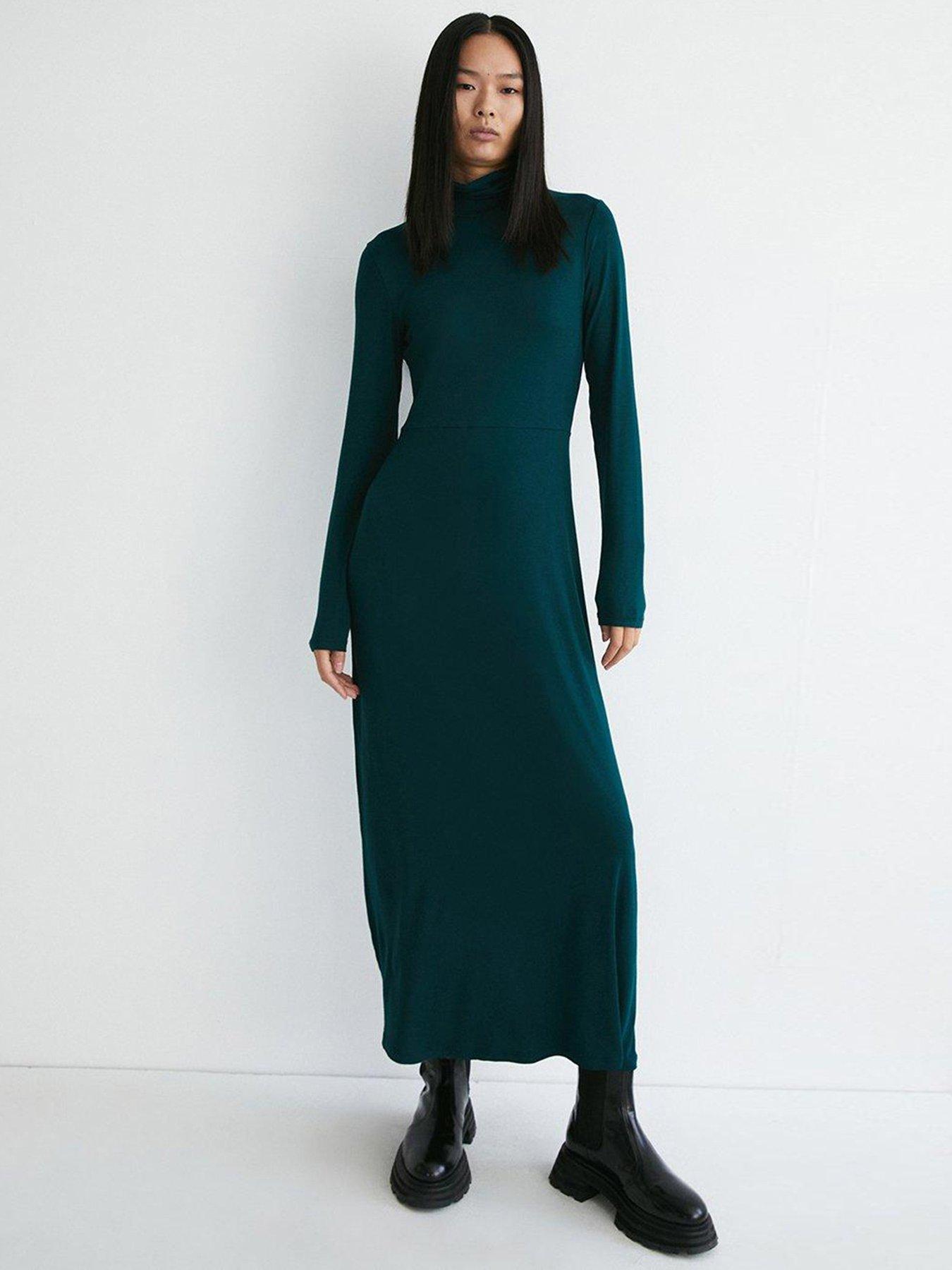 Warehouse long deals sleeve dress