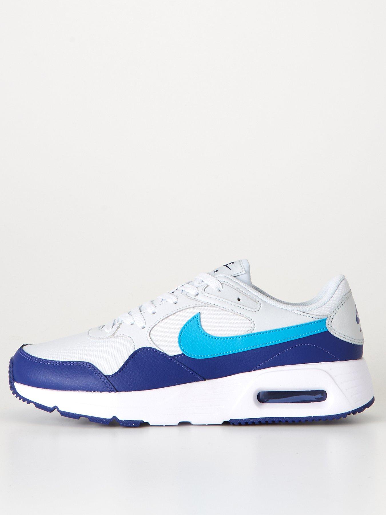 Nike zoom cheap white and blue