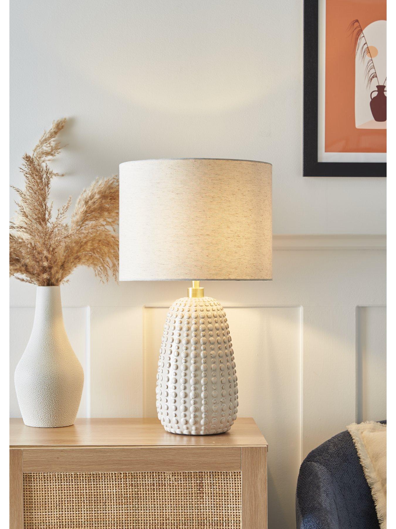 Image 1 of 4 of The Very Collection Casa Dot Table Lamp - Nude