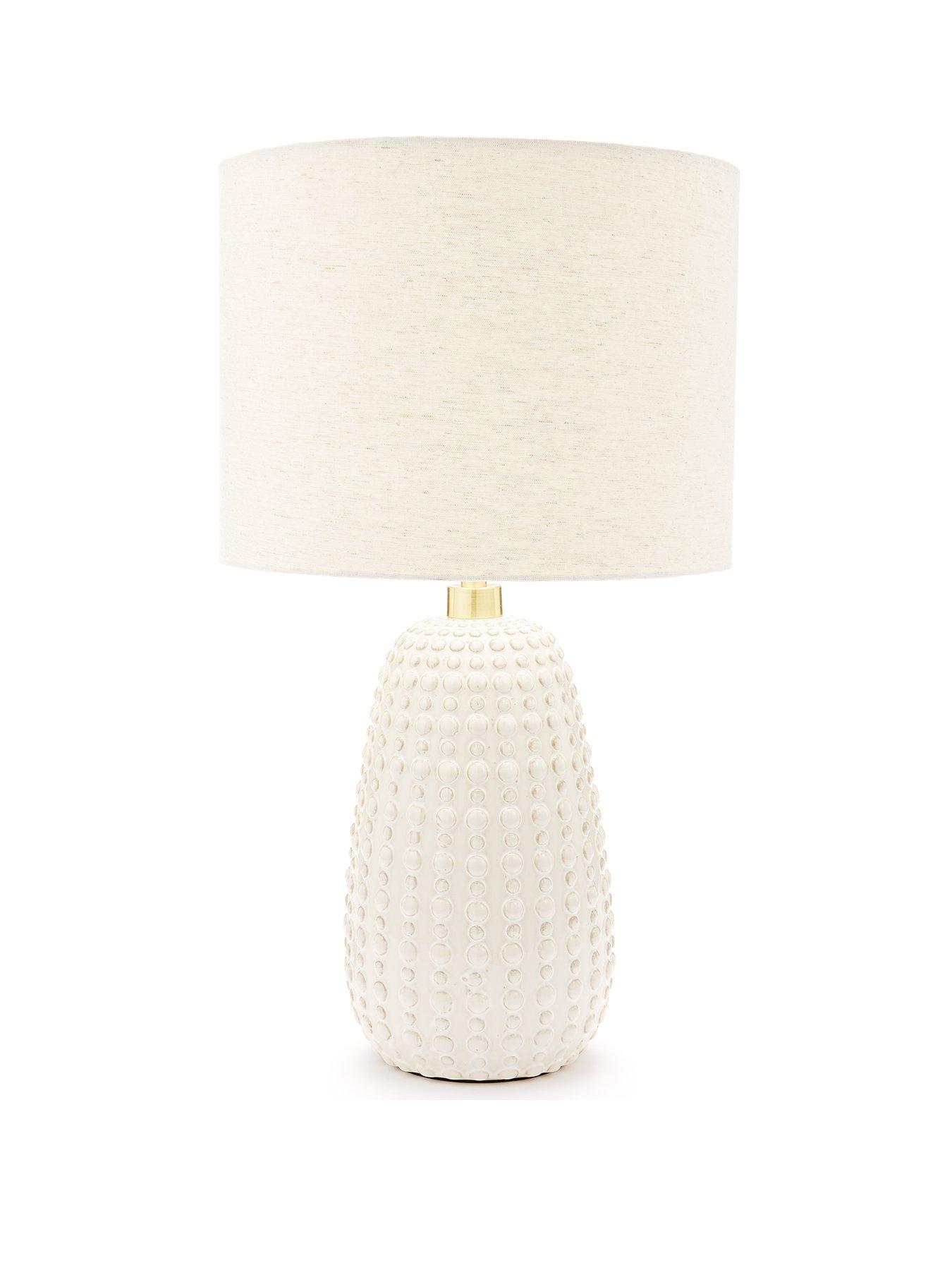 Image 2 of 4 of The Very Collection Casa Dot Table Lamp - Nude