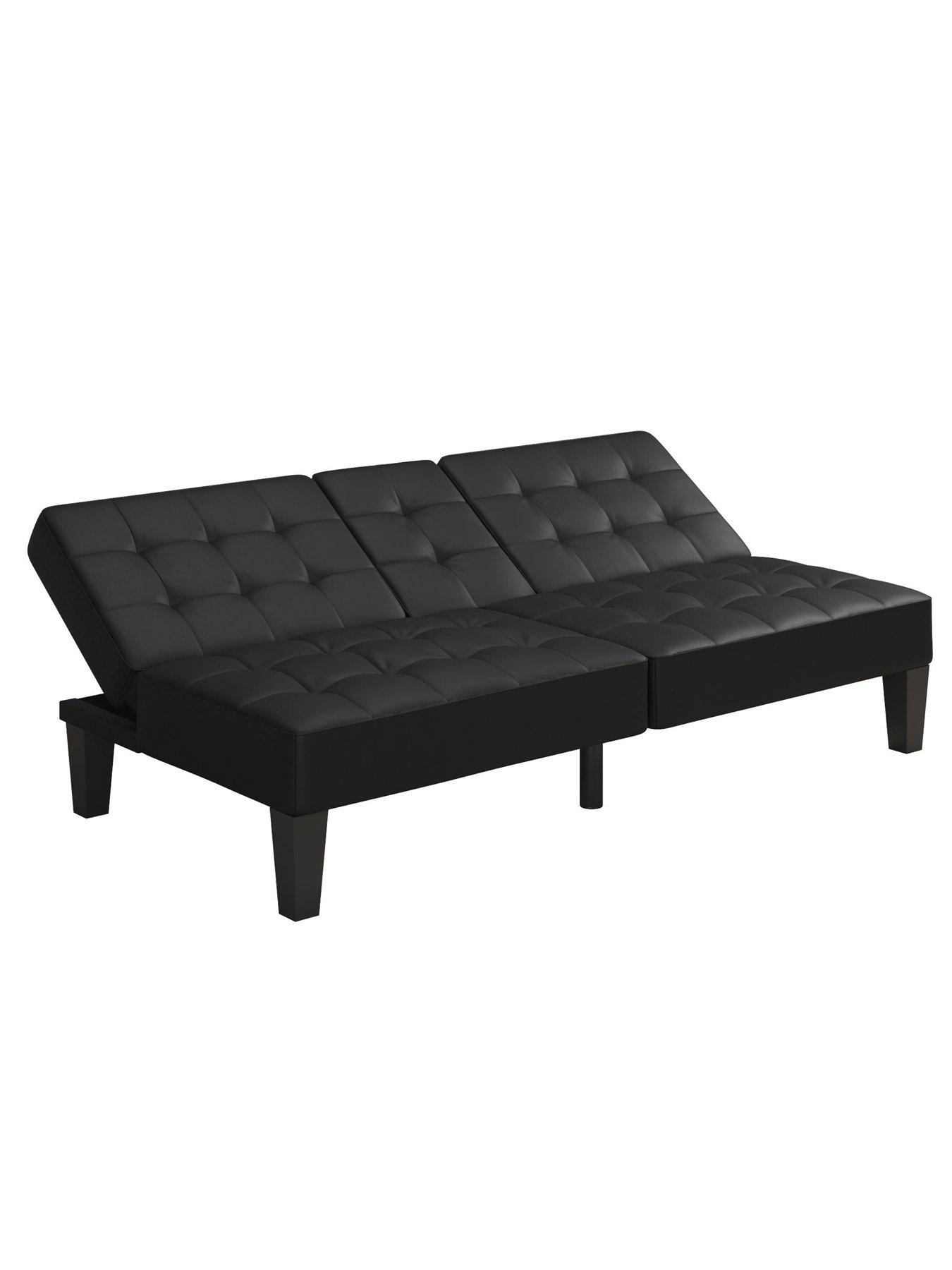 dorel-home-adalynn-convertiblenbspfaux-leather-futon-blackdetail