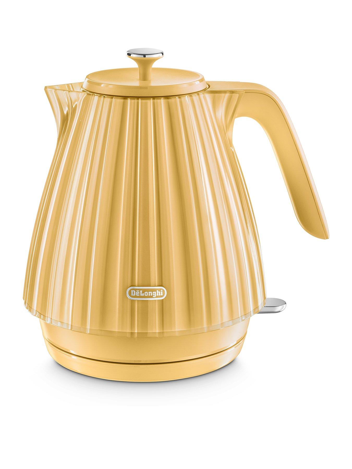 undefined Delonghi Ballerina Kettle - Yellow