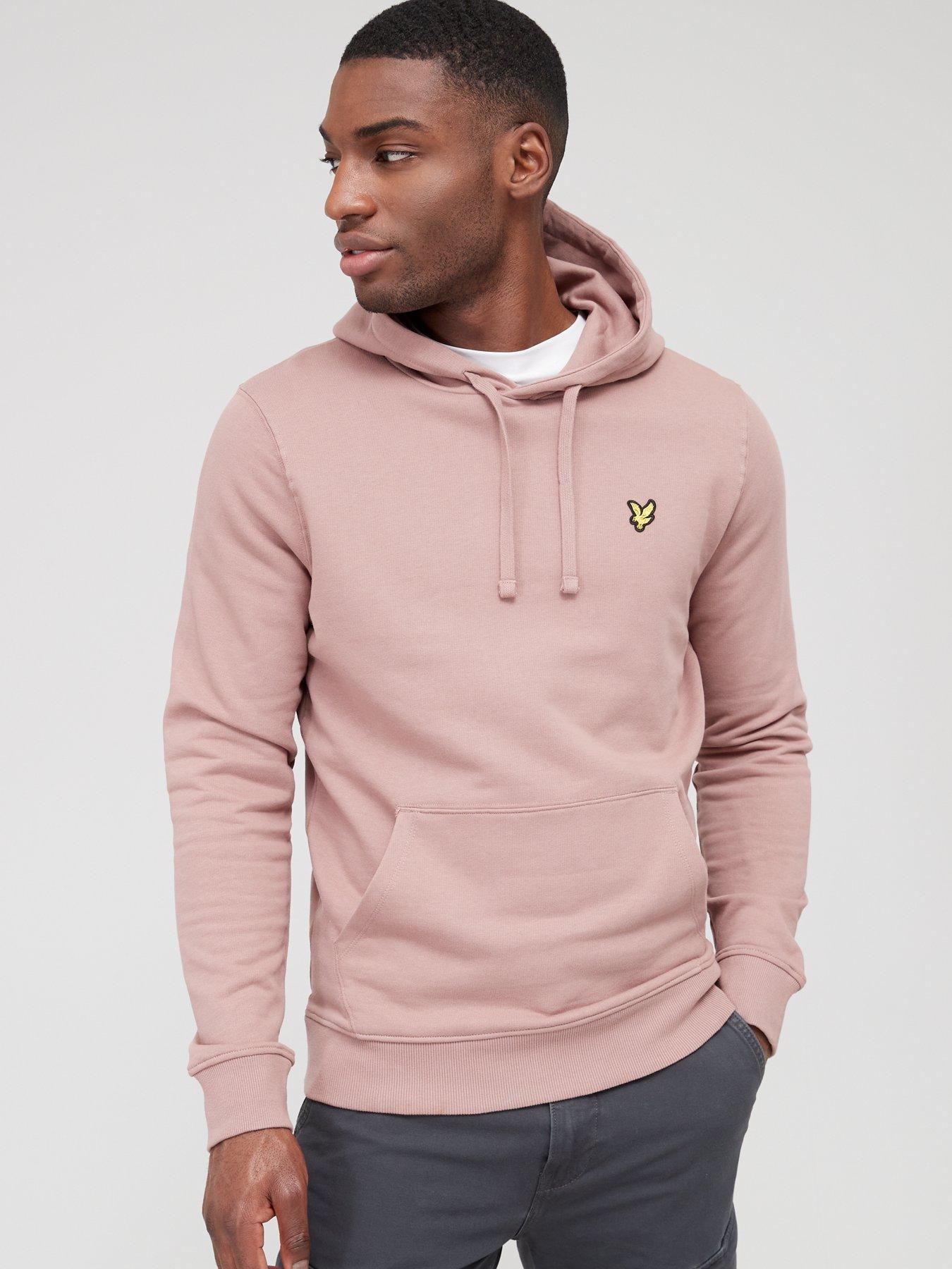 Lyle and scott hot sale pink hoodie