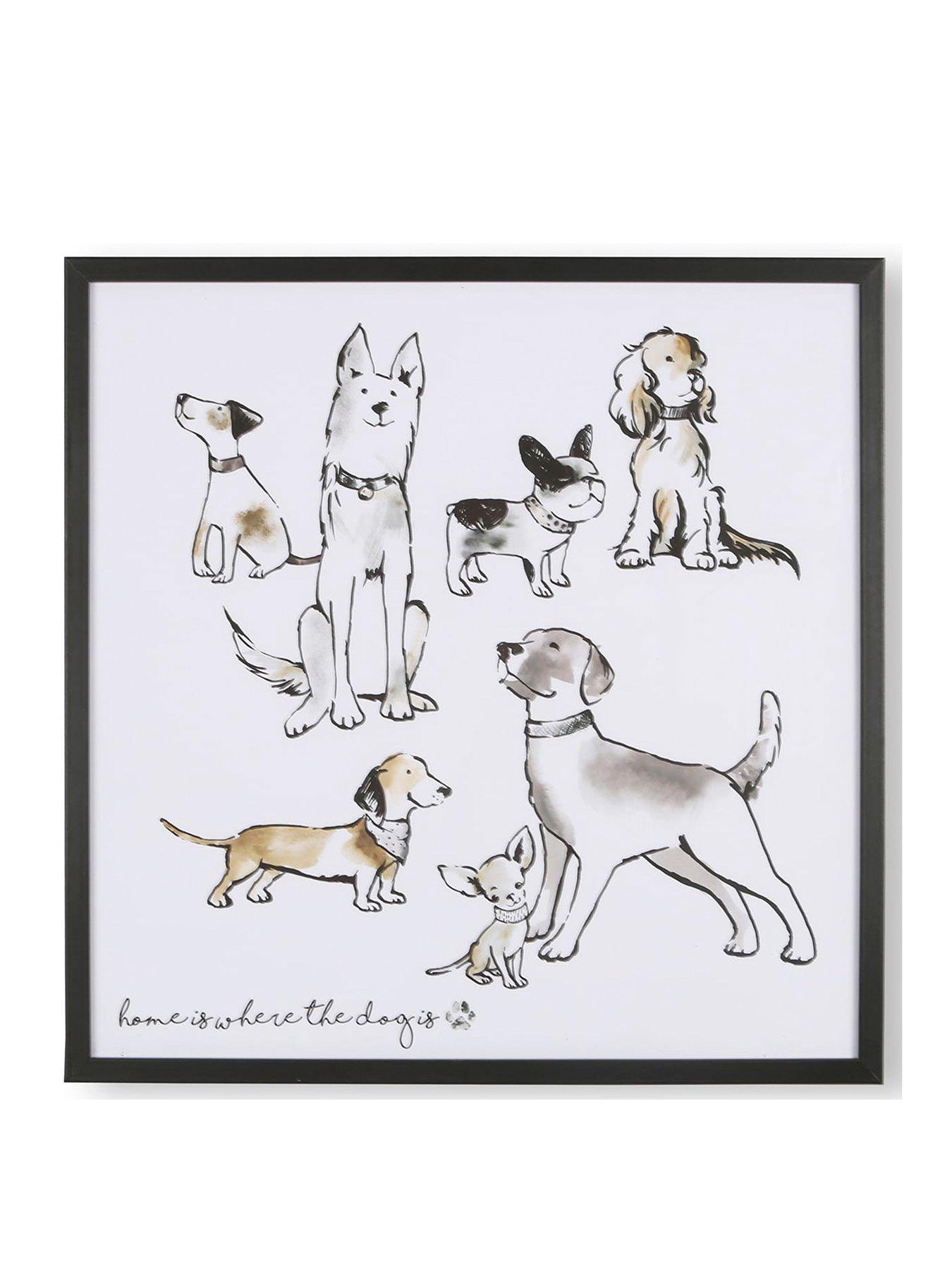 art-for-the-home-home-is-where-the-dog-is-framed-print