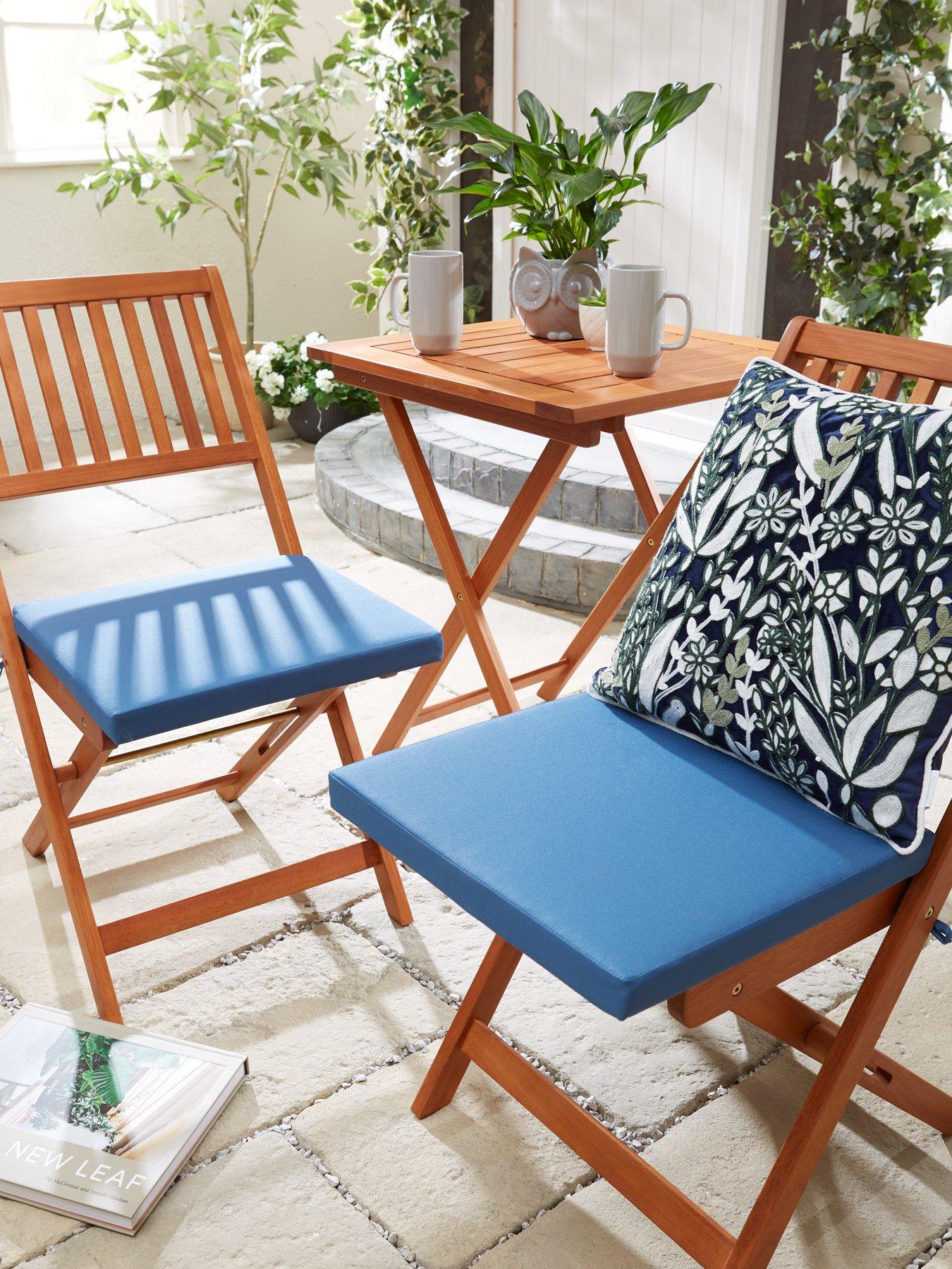 Pack of 2 Seat Pads - Dark Blue