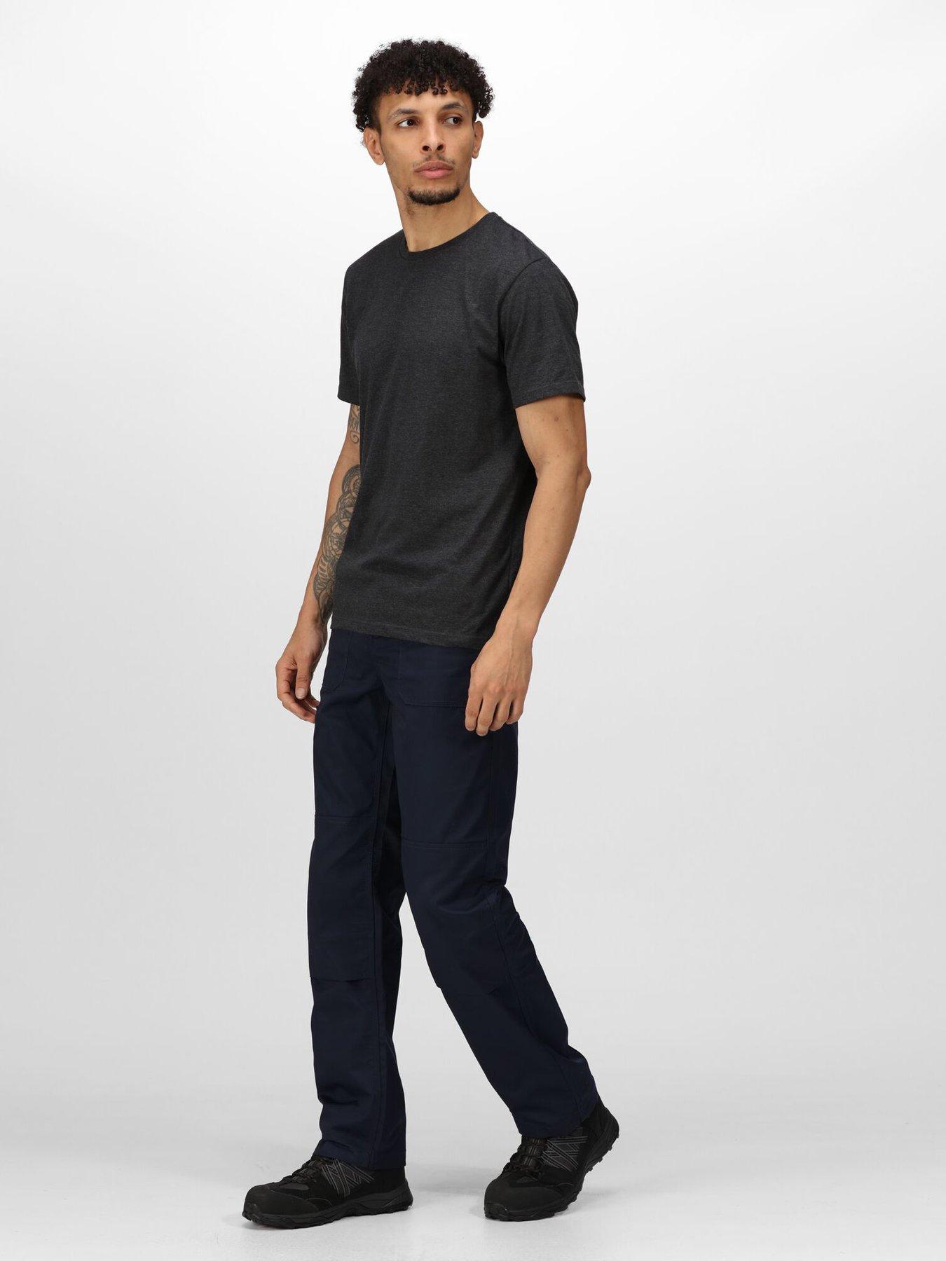 Huixin Pantaloni Cargo da Uomo con Pantaloni Multi-Tasca Skinny in Tessuto Chino Pantaloni da