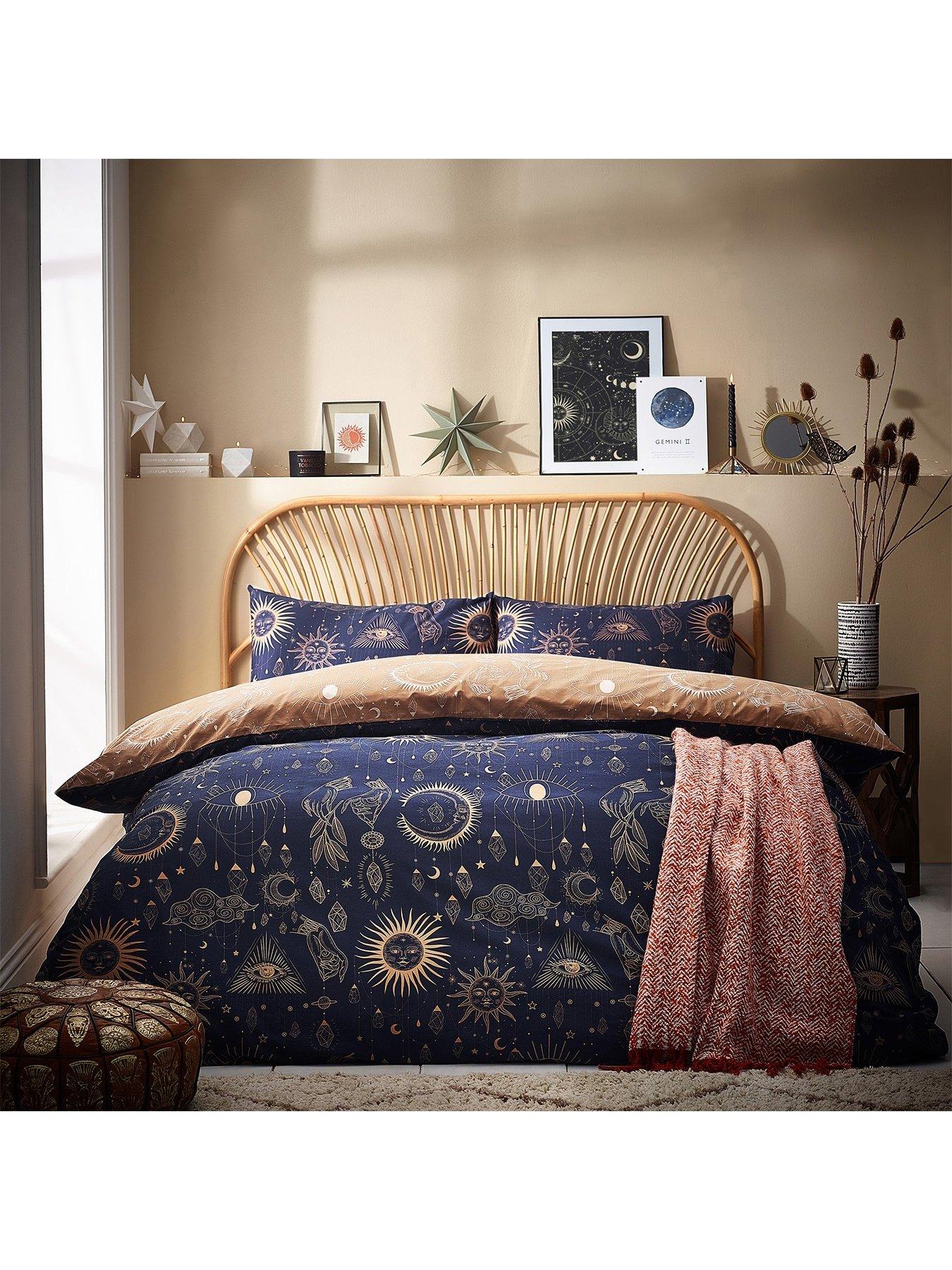 Furn Furn Constellations Navy Halloween Duvet Set