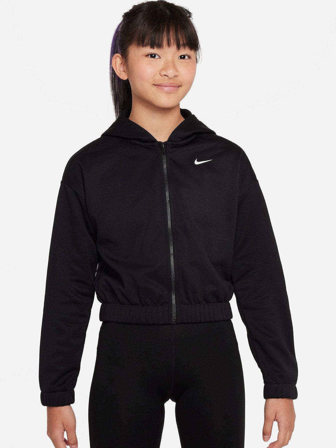 Black nike outlet hoodie for girls