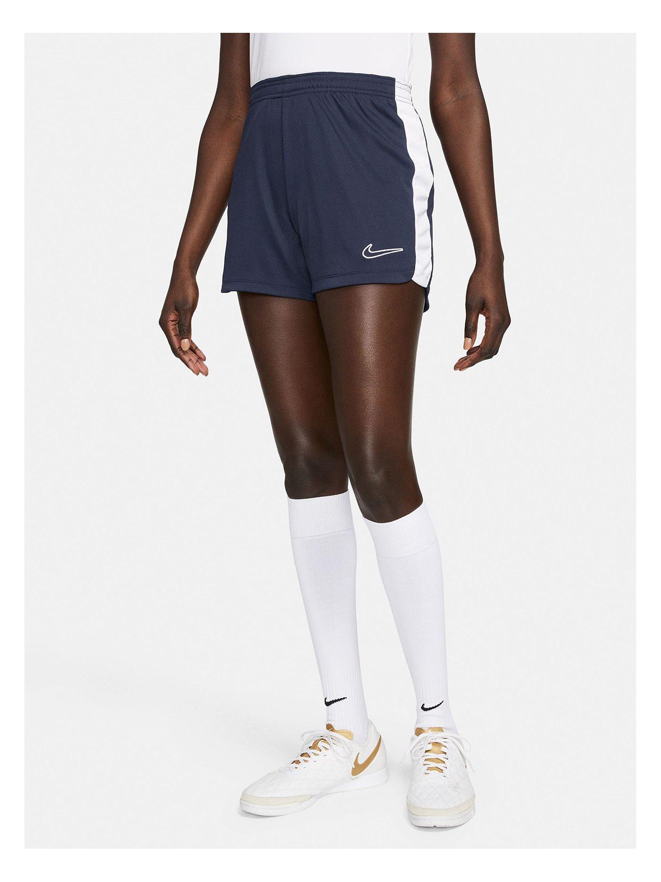 Navy nike store womens shorts