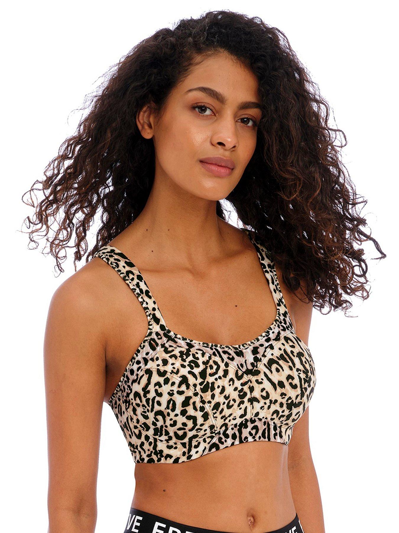 Buy Active Mauve Animal Print High Support Sports Bra 34D