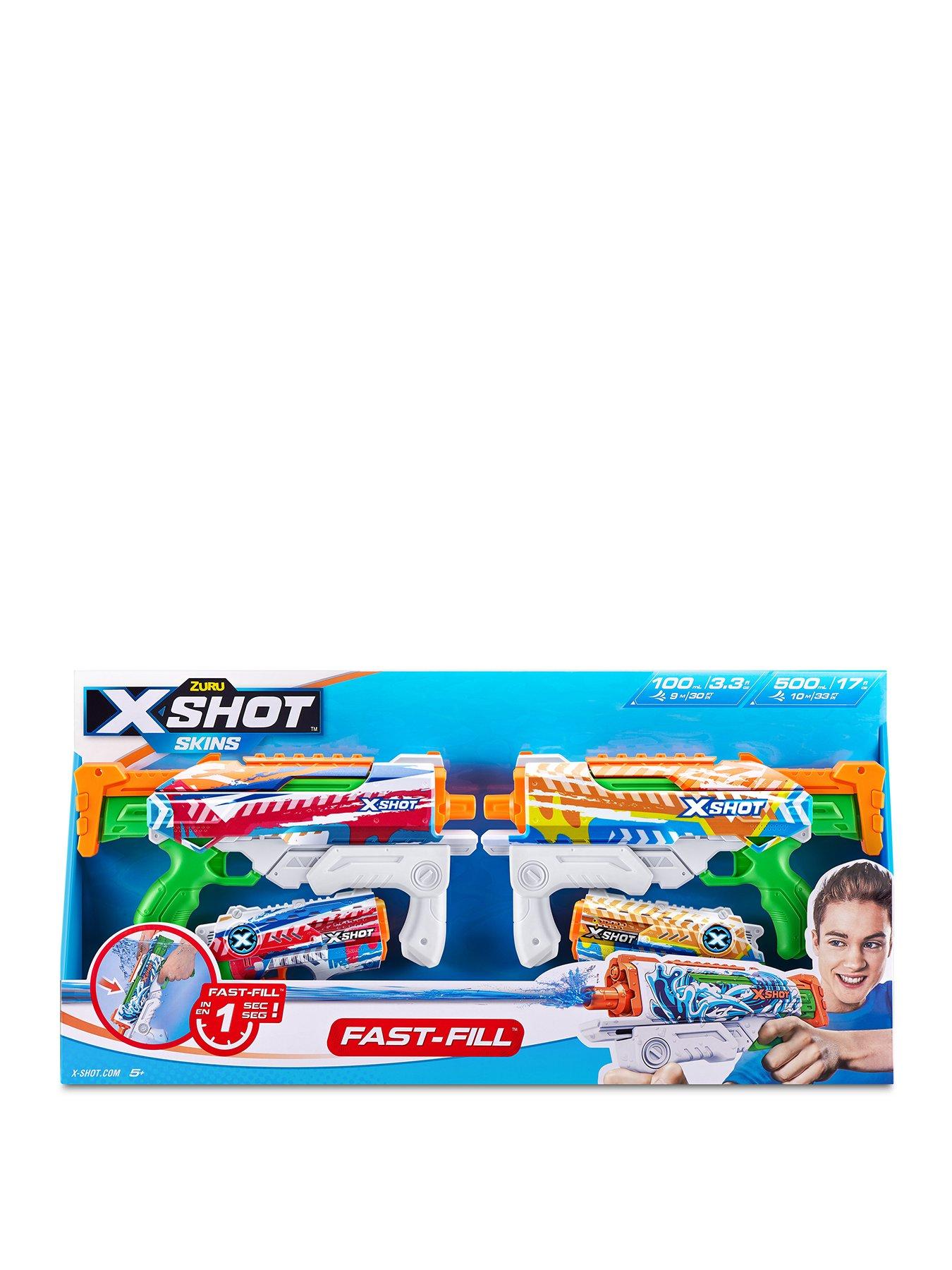 x-shot-water-fast-fill-skins-water-blaster-combo-4-packstillFront