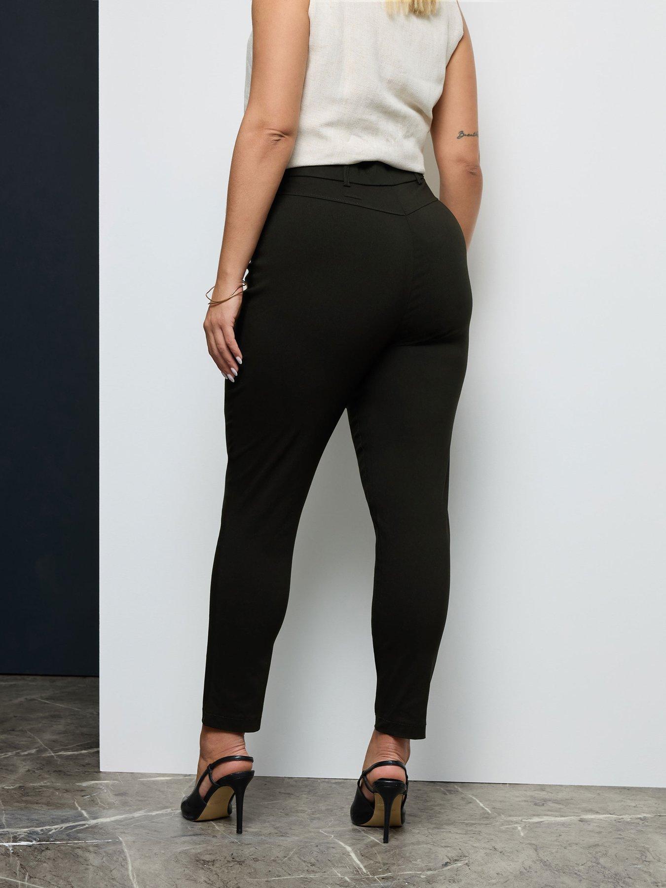 Image 2 of 4 of Yours Yours Bengaline Trouser Black