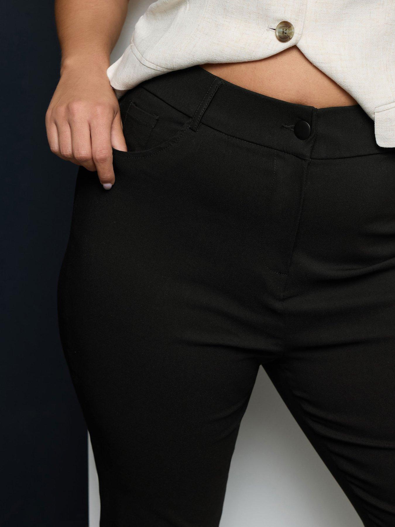 Image 4 of 4 of Yours Yours Bengaline Trouser Black