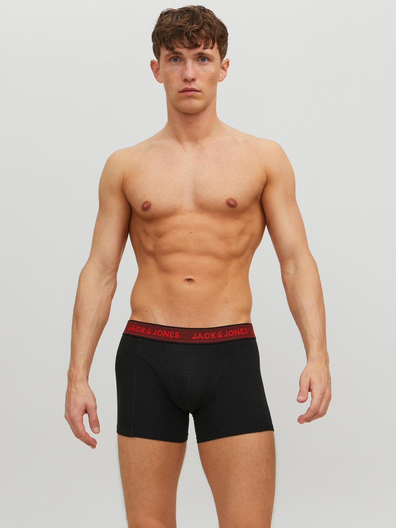 jack-jones-3-pack-logo-waistband-trunks-blackstillFront