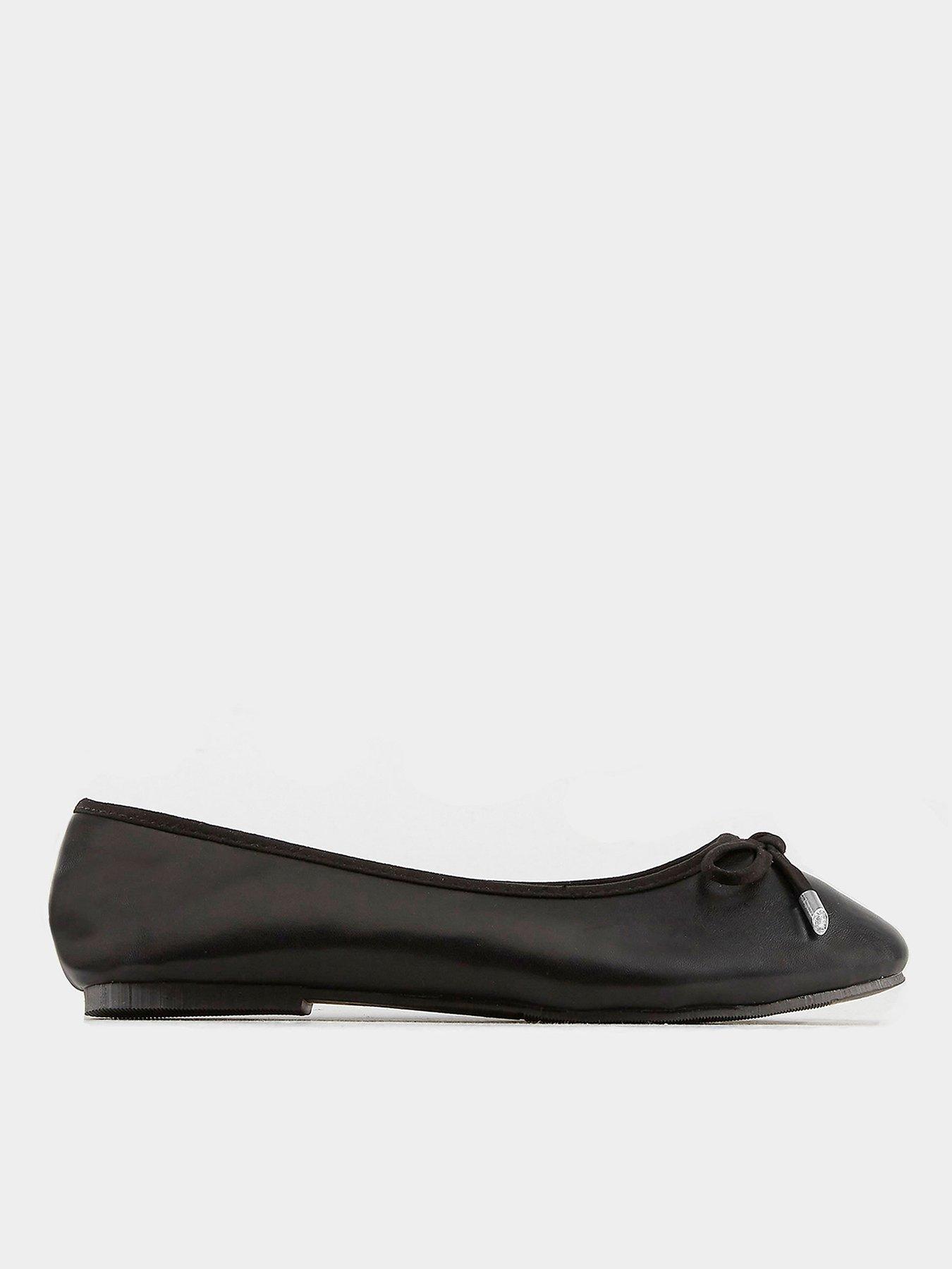 yours-wide-fit-blaiseacute-classic-ballerina-black