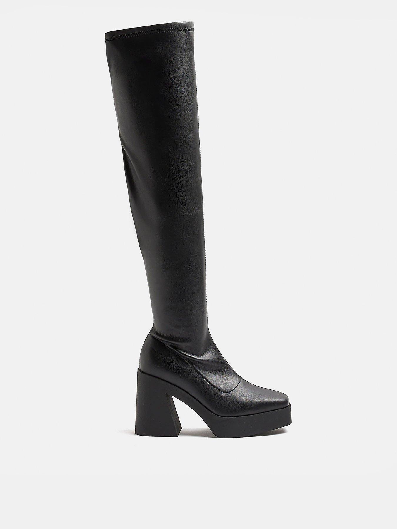 river island platform boots