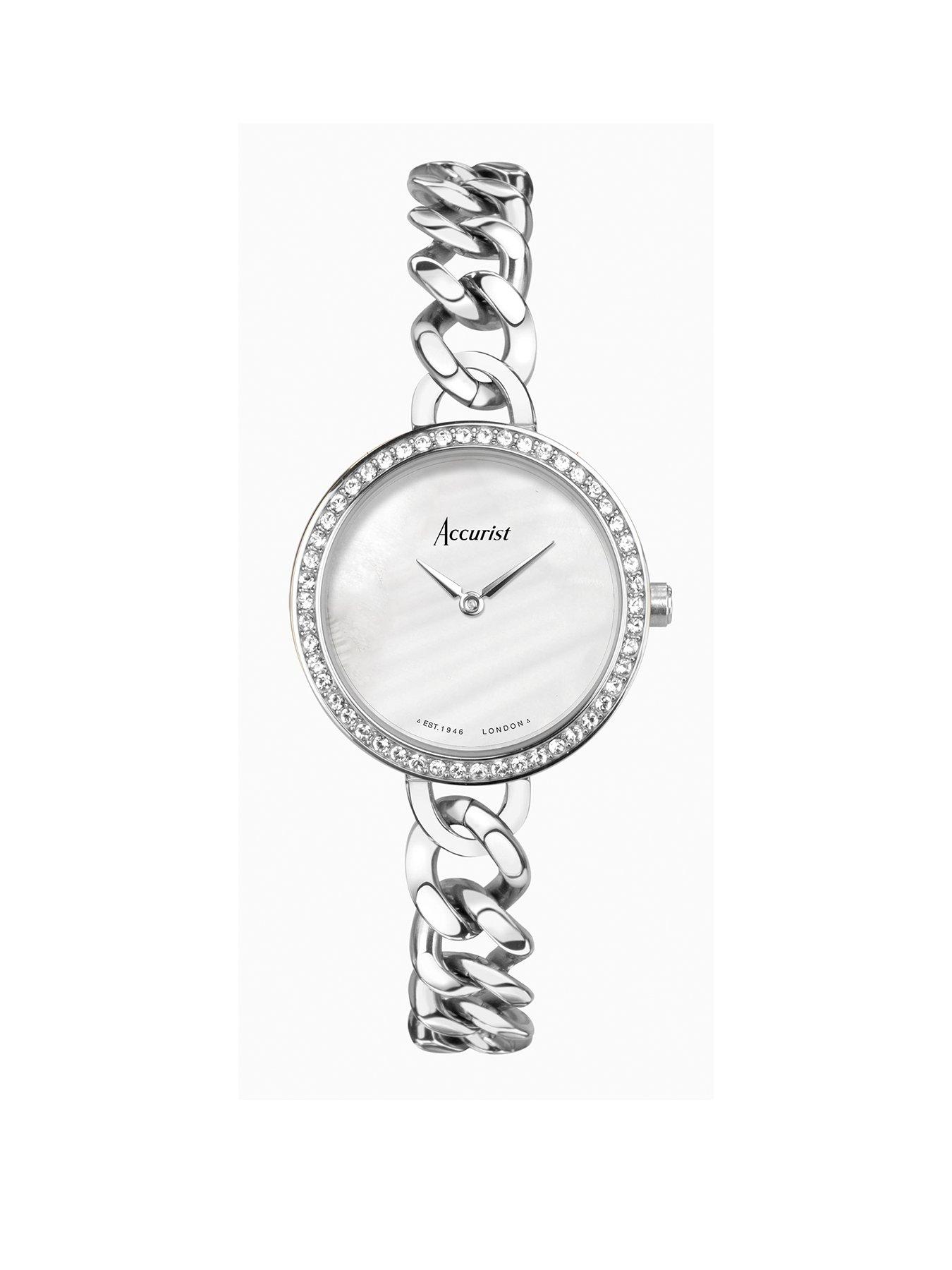 accurist-jewellery-womens-silver-stainless-steel-chain-analogue-watch