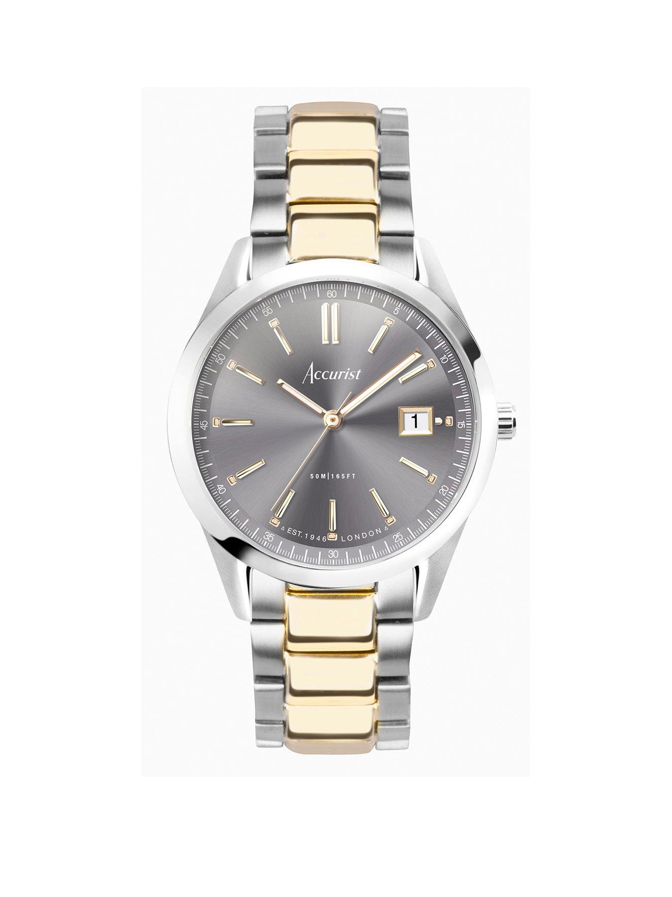 accurist-everyday-mens-2-tone-stainless-steel-bracelet-analogue-watch