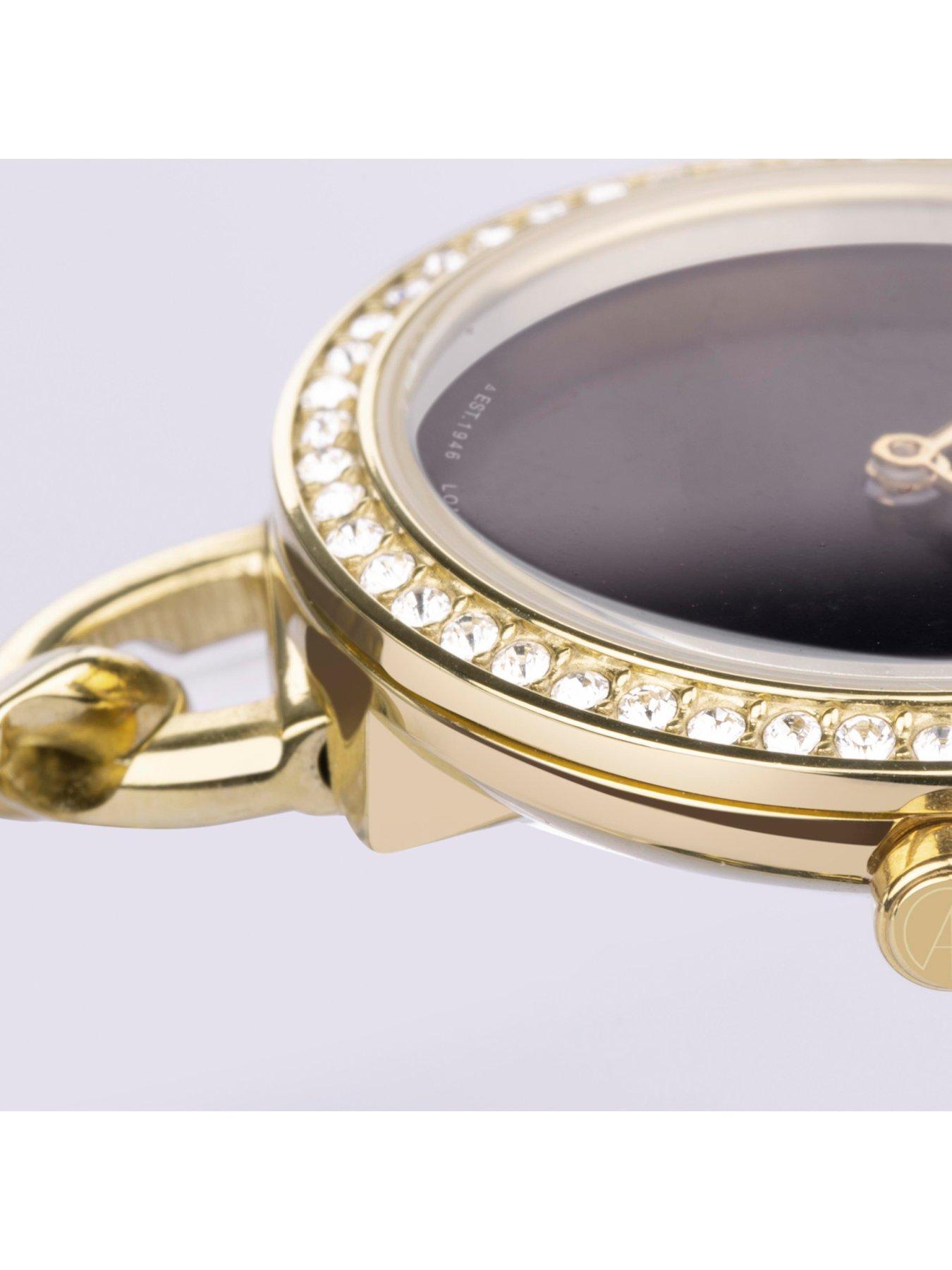 accurist-jewellery-womens-gold-stainless-steel-chain-analogue-watchdetail