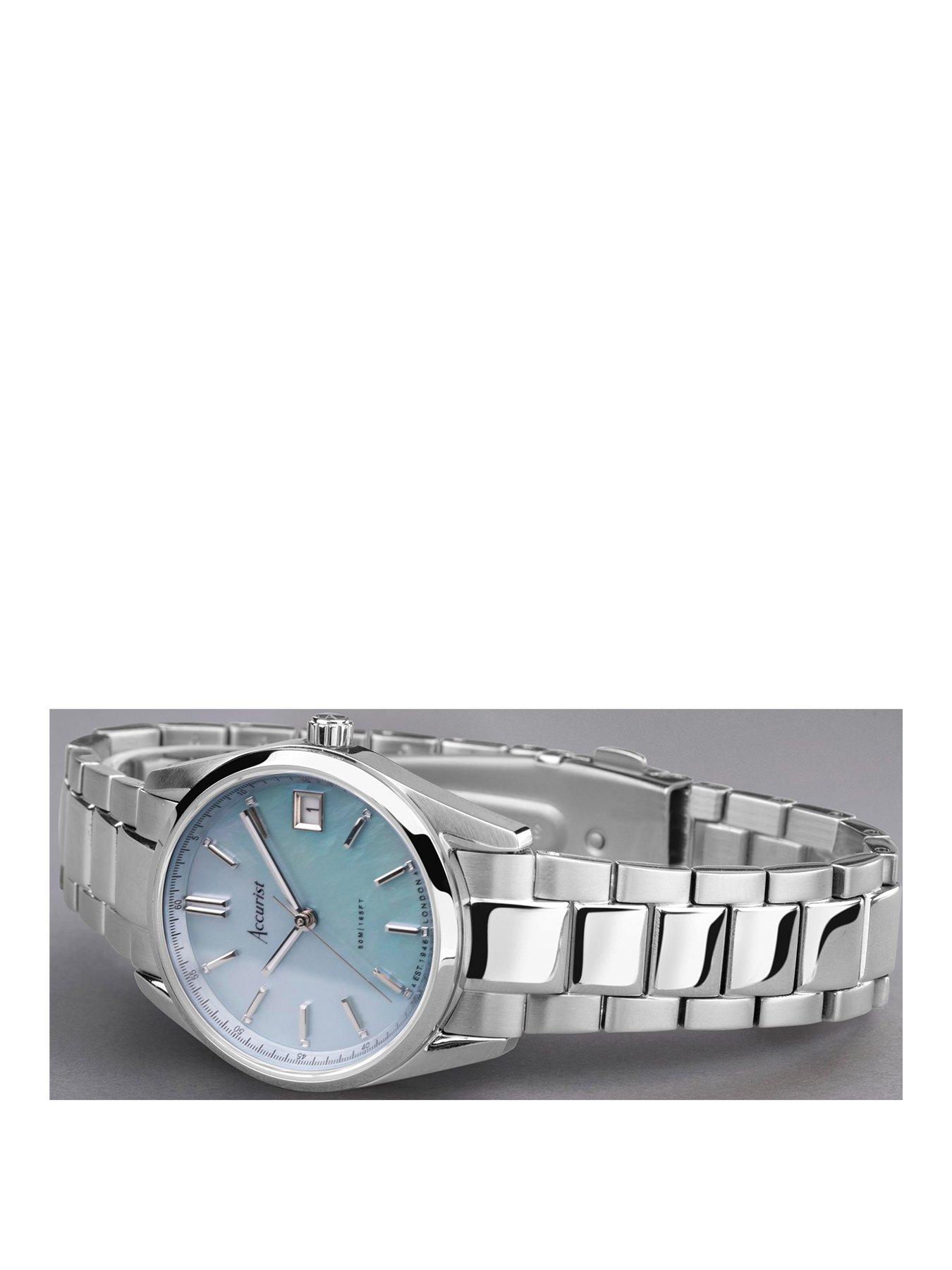 accurist-everyday-womens-silver-stainless-steel-bracelet-analogue-watchstillFront