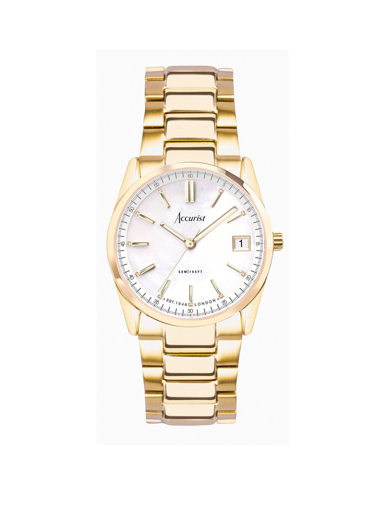 accurist-everyday-womens-gold-stainless-steel-bracelet-analogue-watch