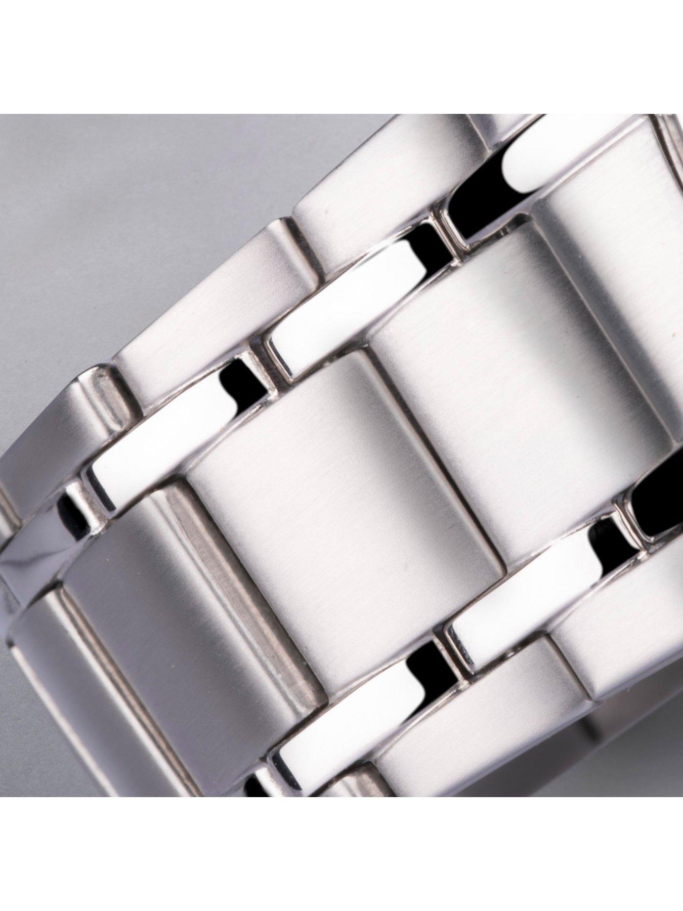 accurist-classic-mens-silver-stainless-steel-bracelet-analogue-watchdetail