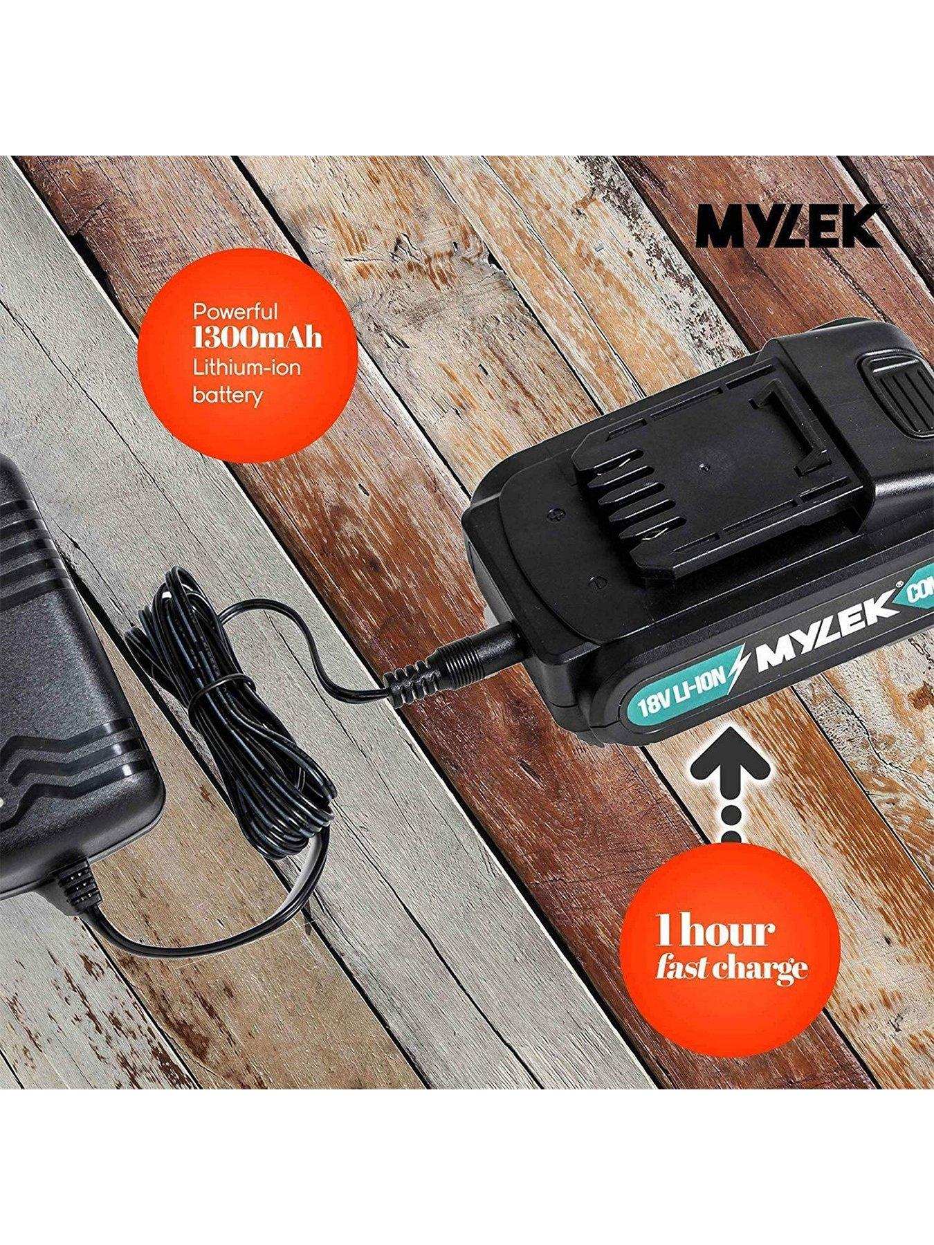 Image 4 of 7 of Mylek 18V Cordless Drill Driver 2 Speed with Carry Case